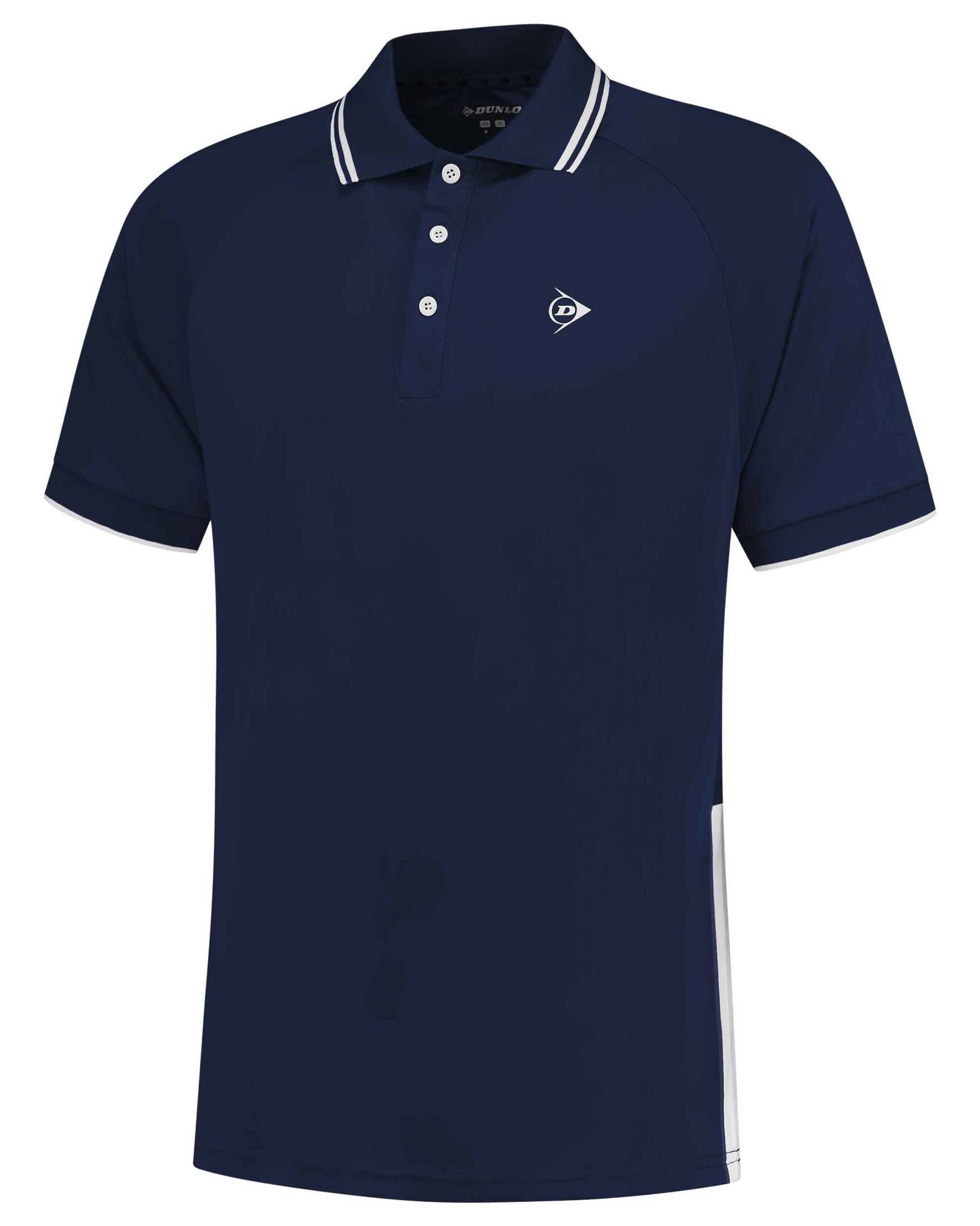 Kurzarm Poloshirt LINE Dunlop (1-tlg) Herren CLUB Tennispolo