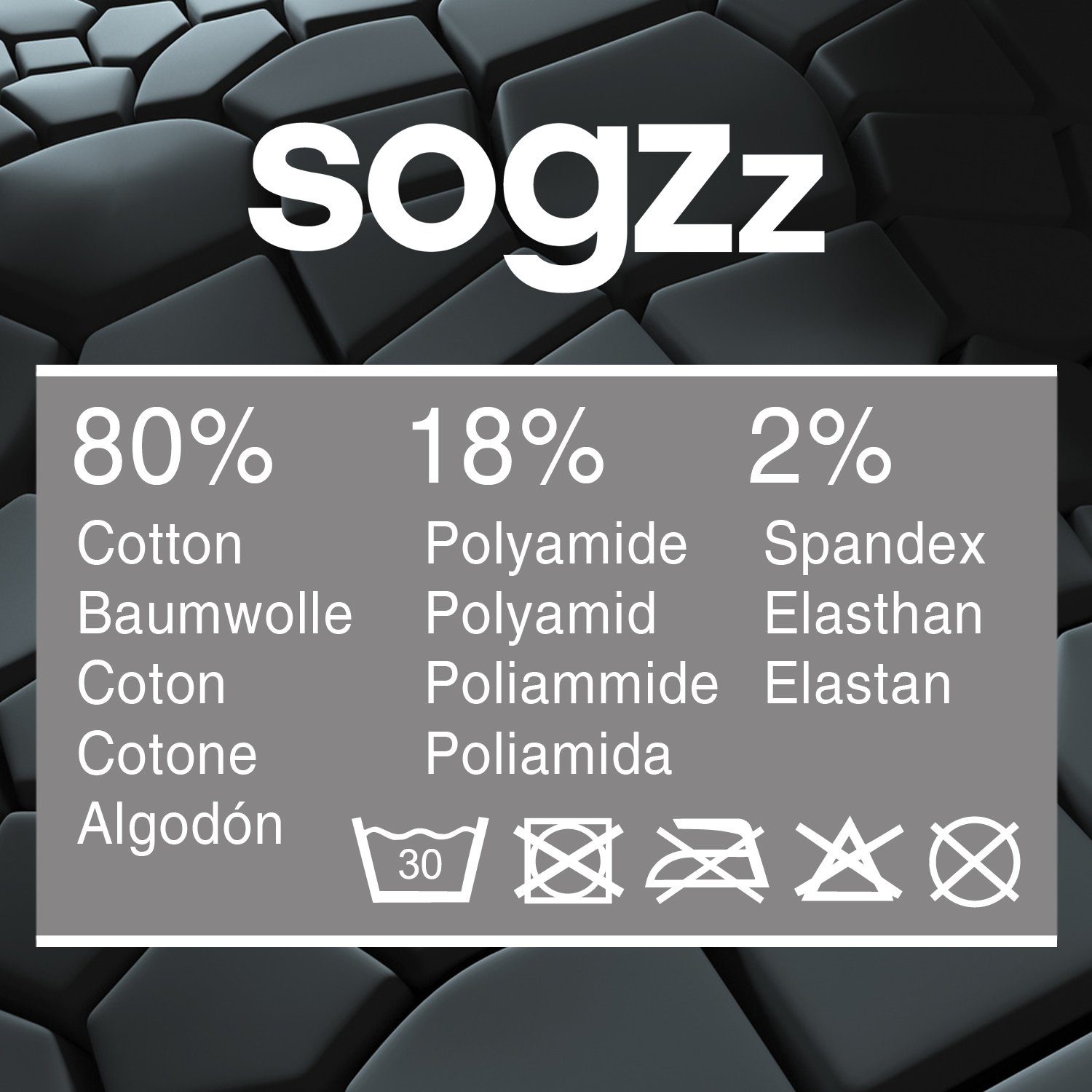 sogzz Sneakersocken 5-60 Paar Sneaker Socken aus 80% Baumwolle für Damen & Herren (35-38, Grau, 5-Paar) – Bild 4 von 5