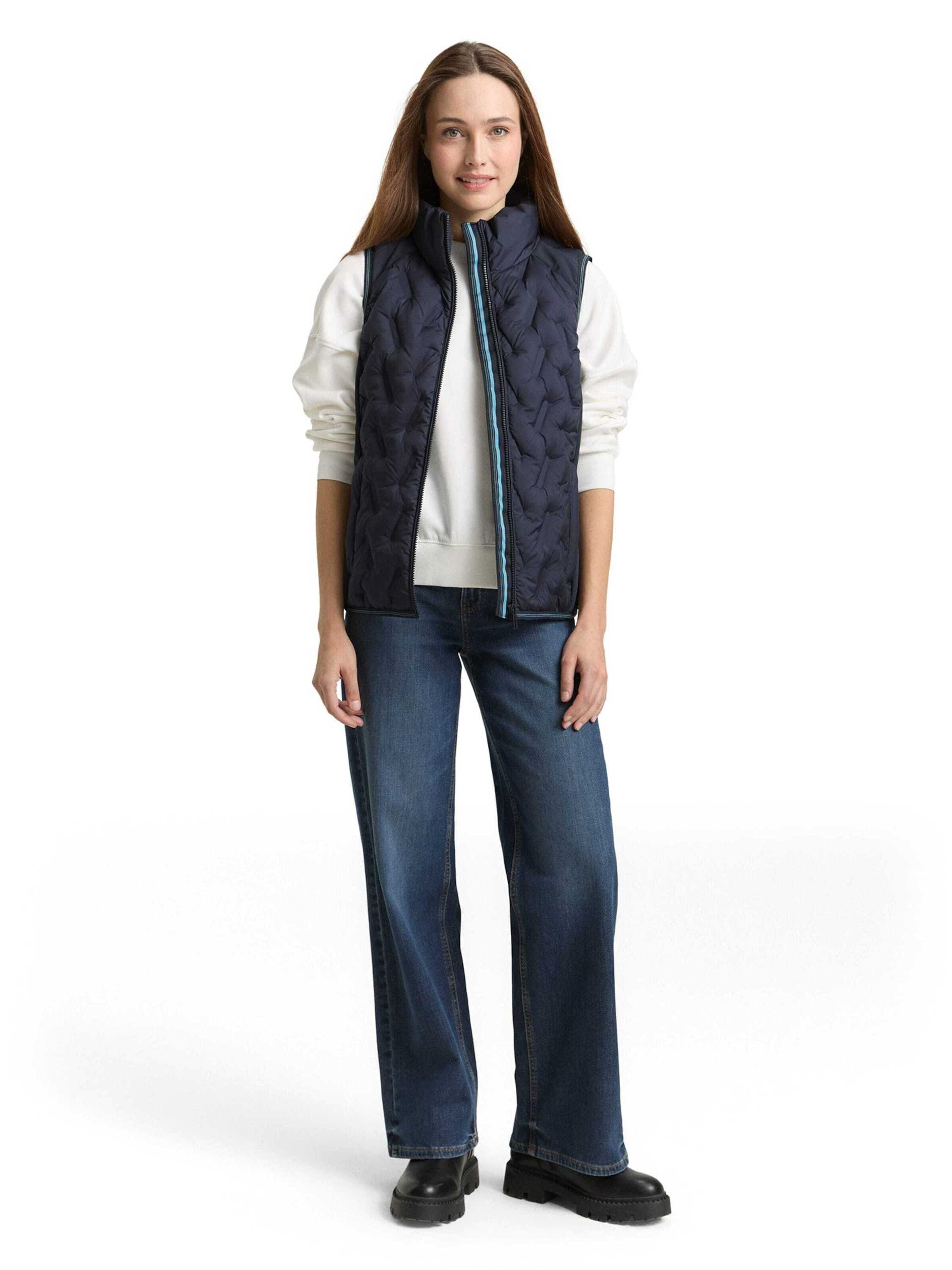 TOM TAILOR Steppweste (1-tlg) Plain/ohne Details