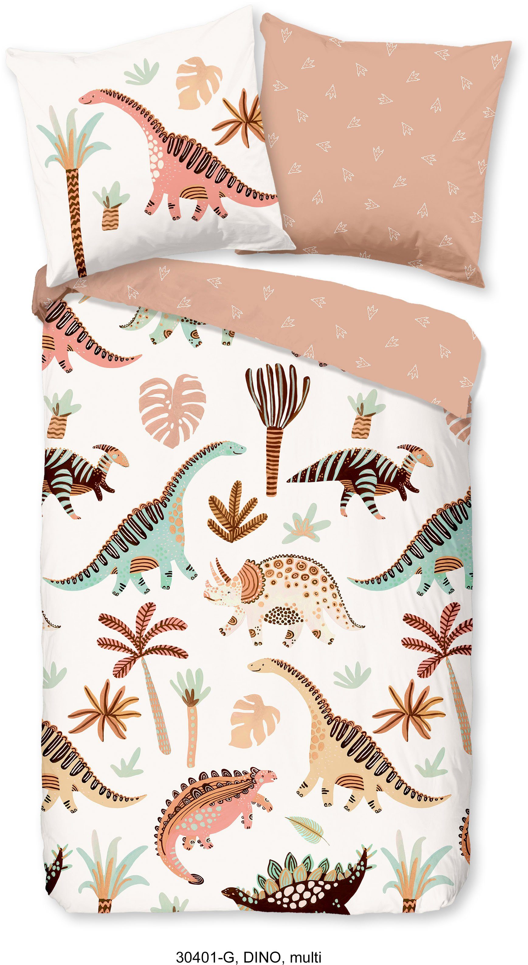 good morning Babybettwäsche Dino, Renforcé, 2 günstig online kaufen