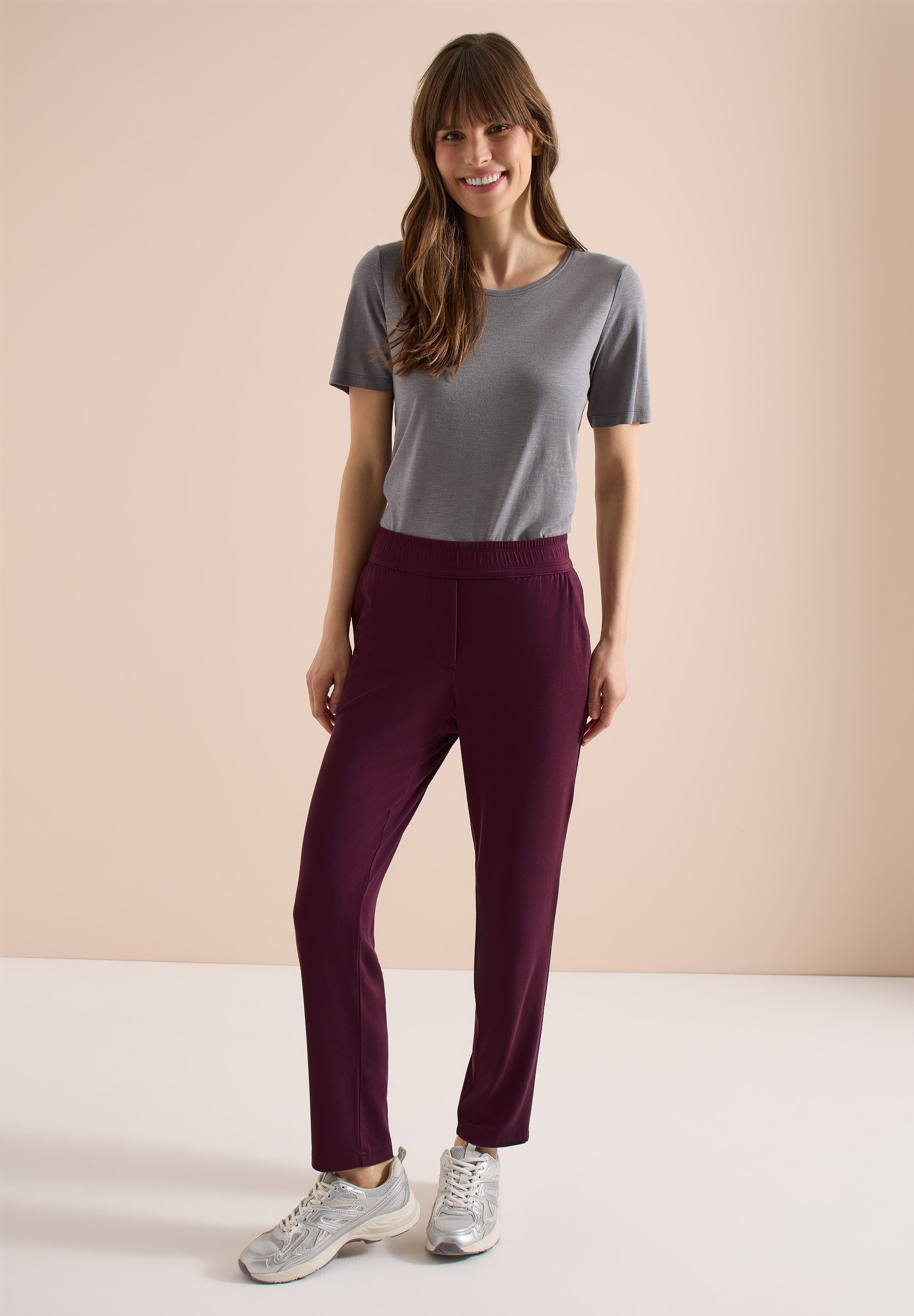 CECIL Jogger Pants Middle Waist