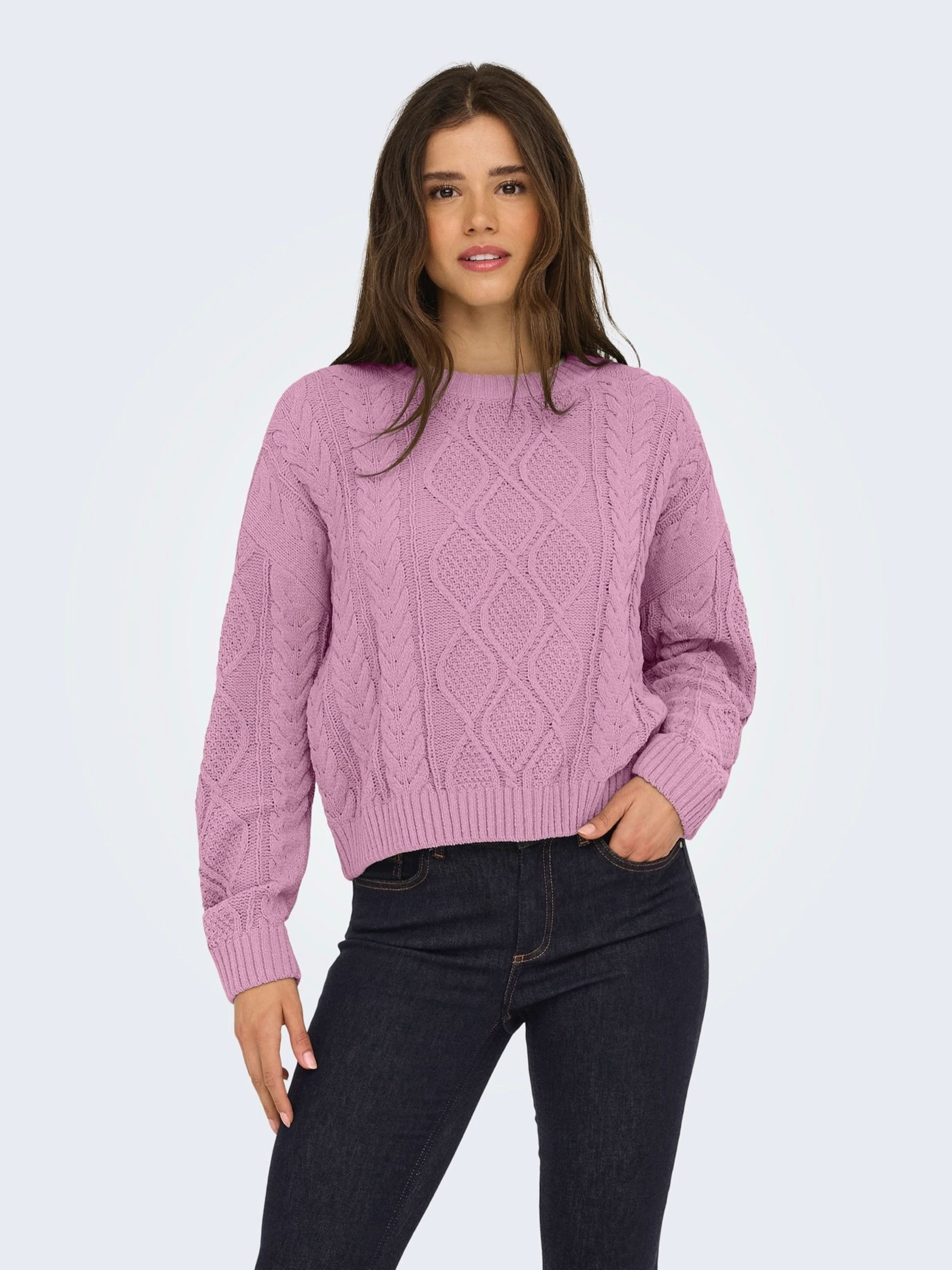 ONLY Strickpullover ONLELLY (1-tlg) Plain/ohne Details