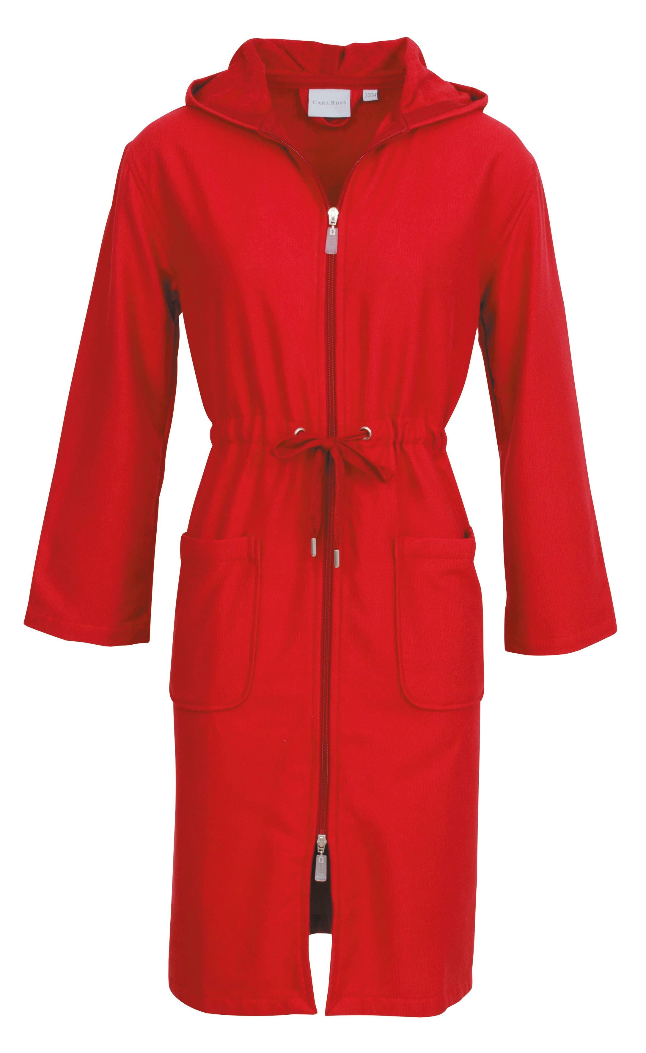 Carl Ross Unisex-Bademantel 35410, Midilänge, Baumwoll-Mix, günstig online kaufen