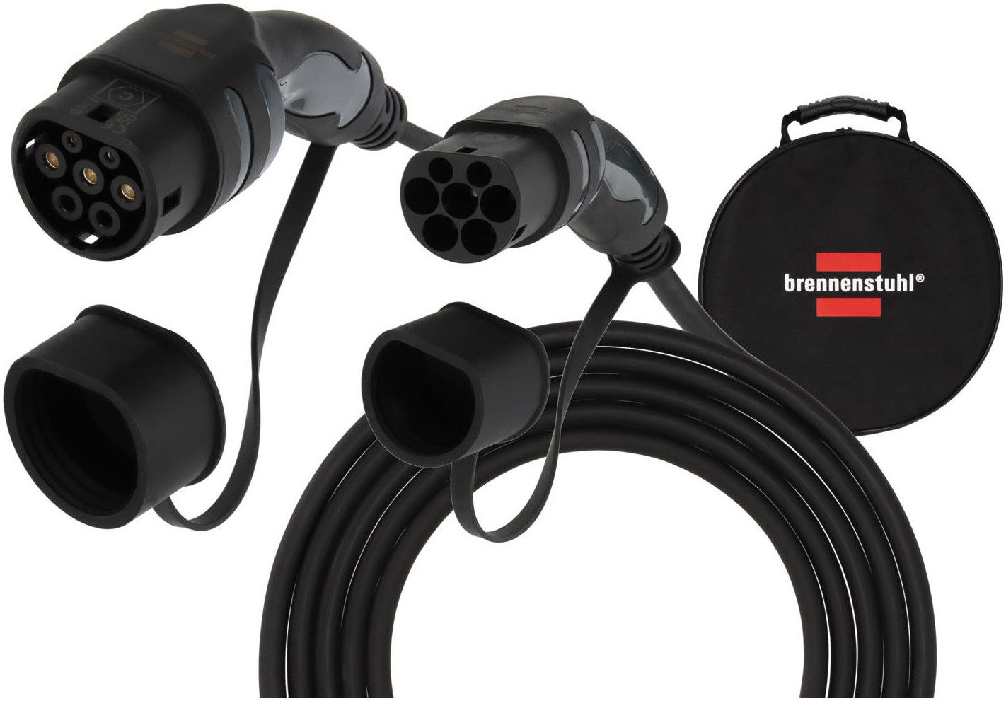 Brennenstuhl EV Typ 2 Ladekabel 22kW IP55, 7 m Stromkabel, (700 cm)