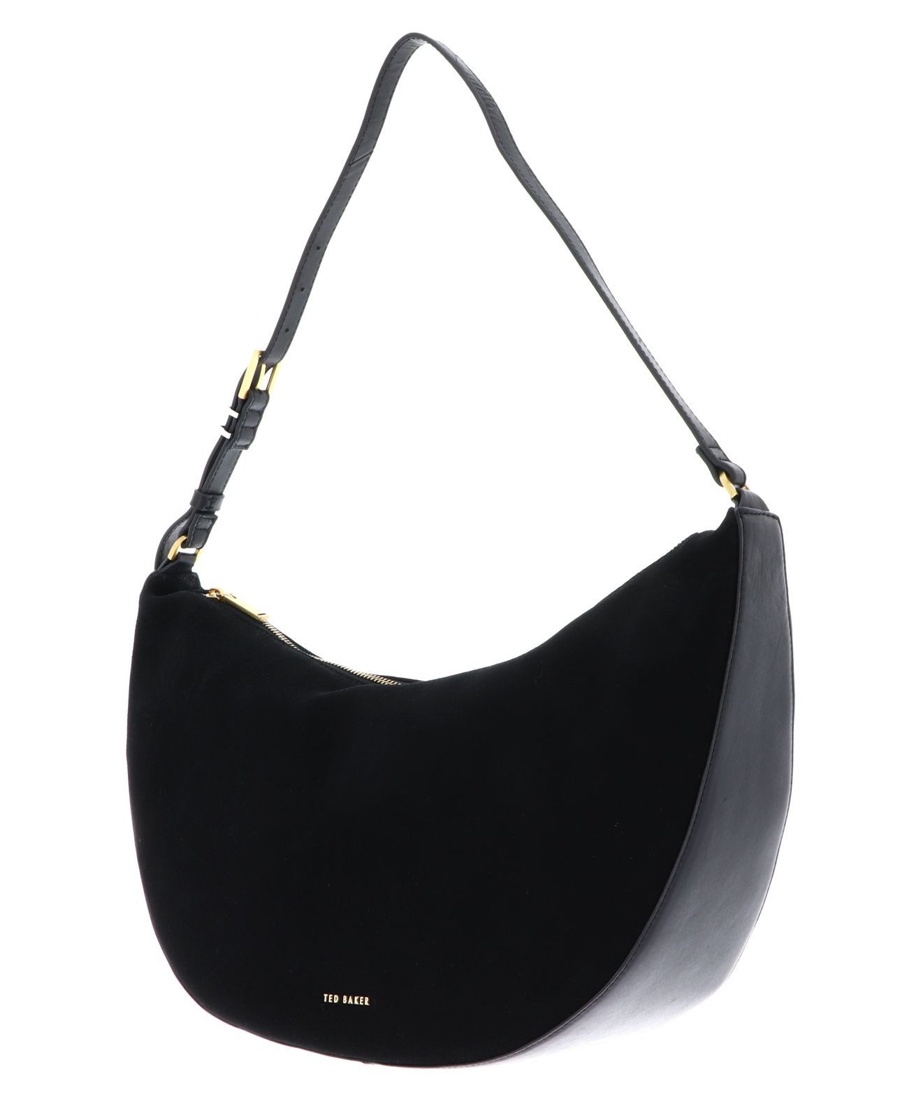 Ted Baker Umhängetasche Suede Belted Detailed Hobo Bag, aus echtem Rindsleder