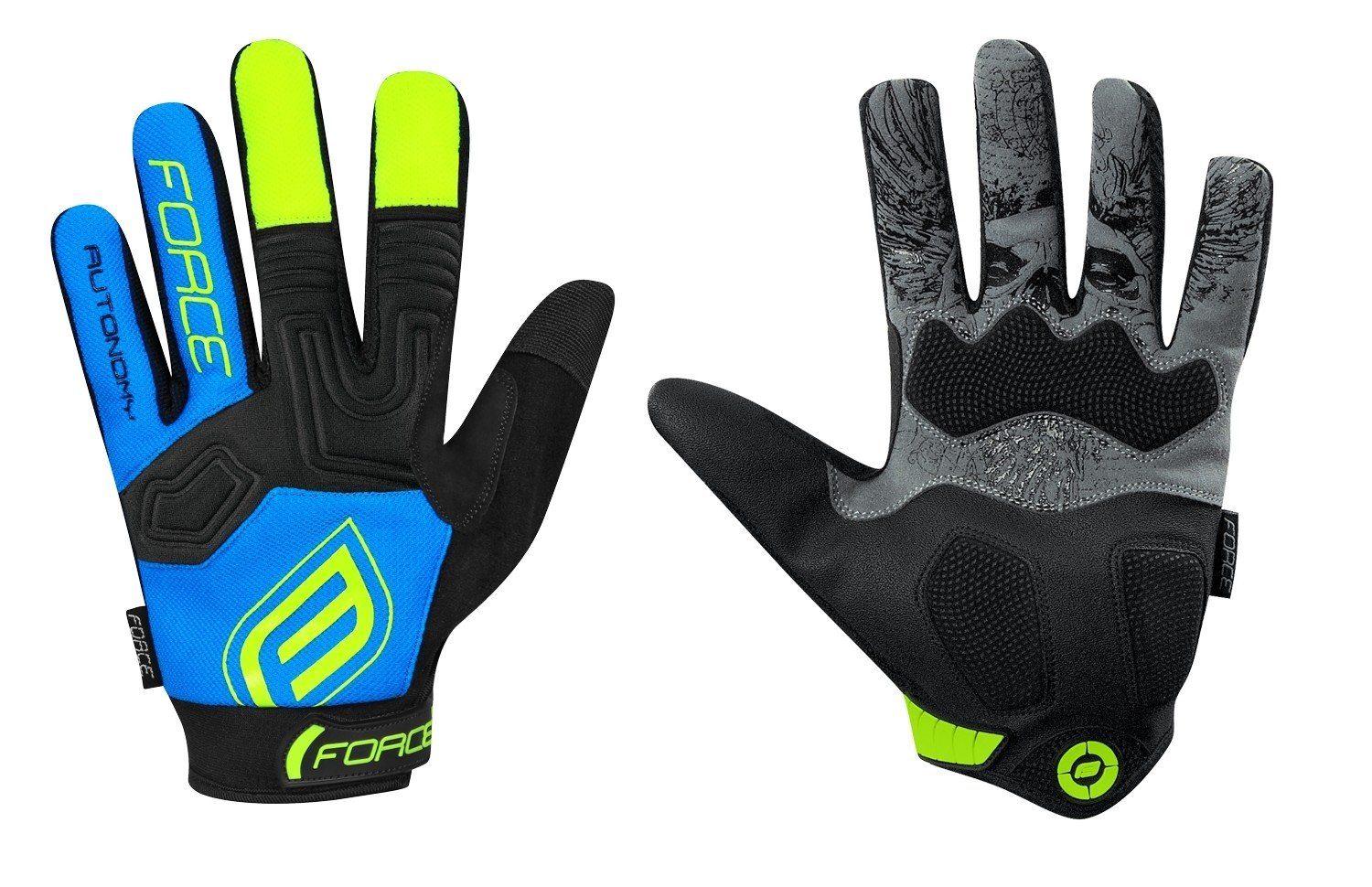 darüber und Handschuhe °C Fahrradhandschuhe FORCE AUTONOMY MTB +15 F