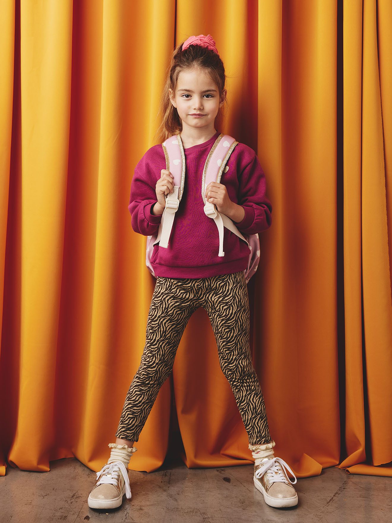 vertbaudet Leggings Mädchen Thermo-Leggings Dehnbund, Regenboegen oder Einhoerner