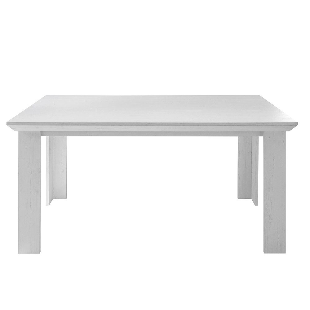 Lomadox Esstisch WINGST-61, Esszimmer-Tisch im Landhaus Stil Dekor Pinie weiß Nb. 158x76x88cm