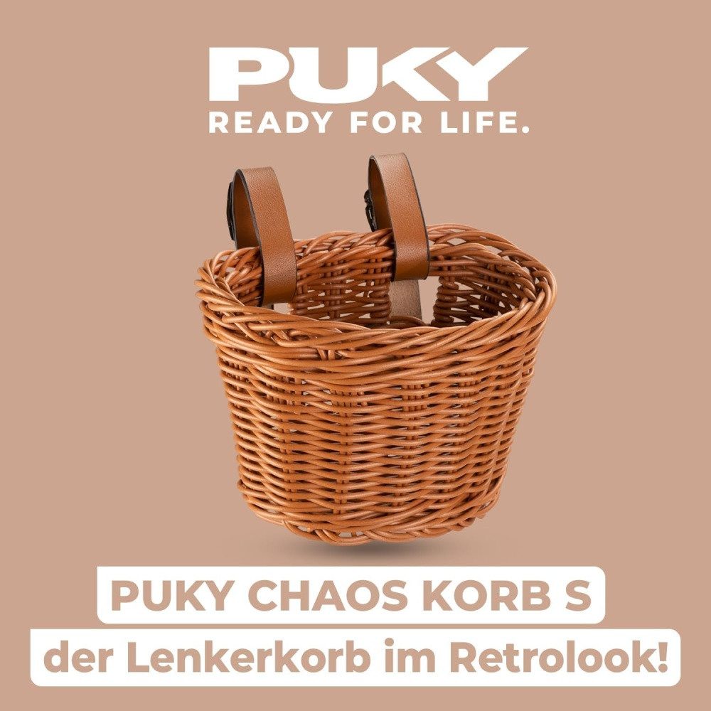 Puky Fahrradkorb Chaos Korb S, braun, Fahrrad, Dreirad, Lernrad