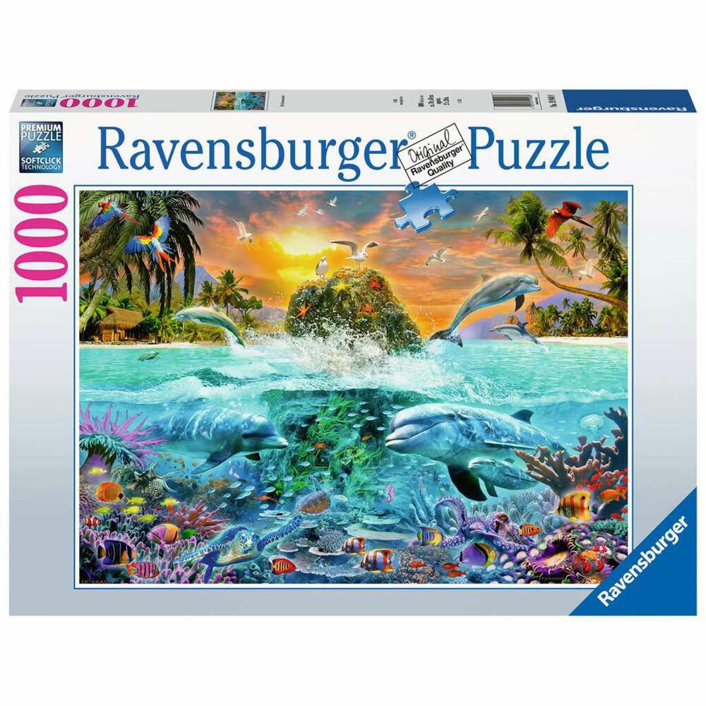 Ravensburger Puzzle Die Unterwasserinsel, 1000 Puzzleteile