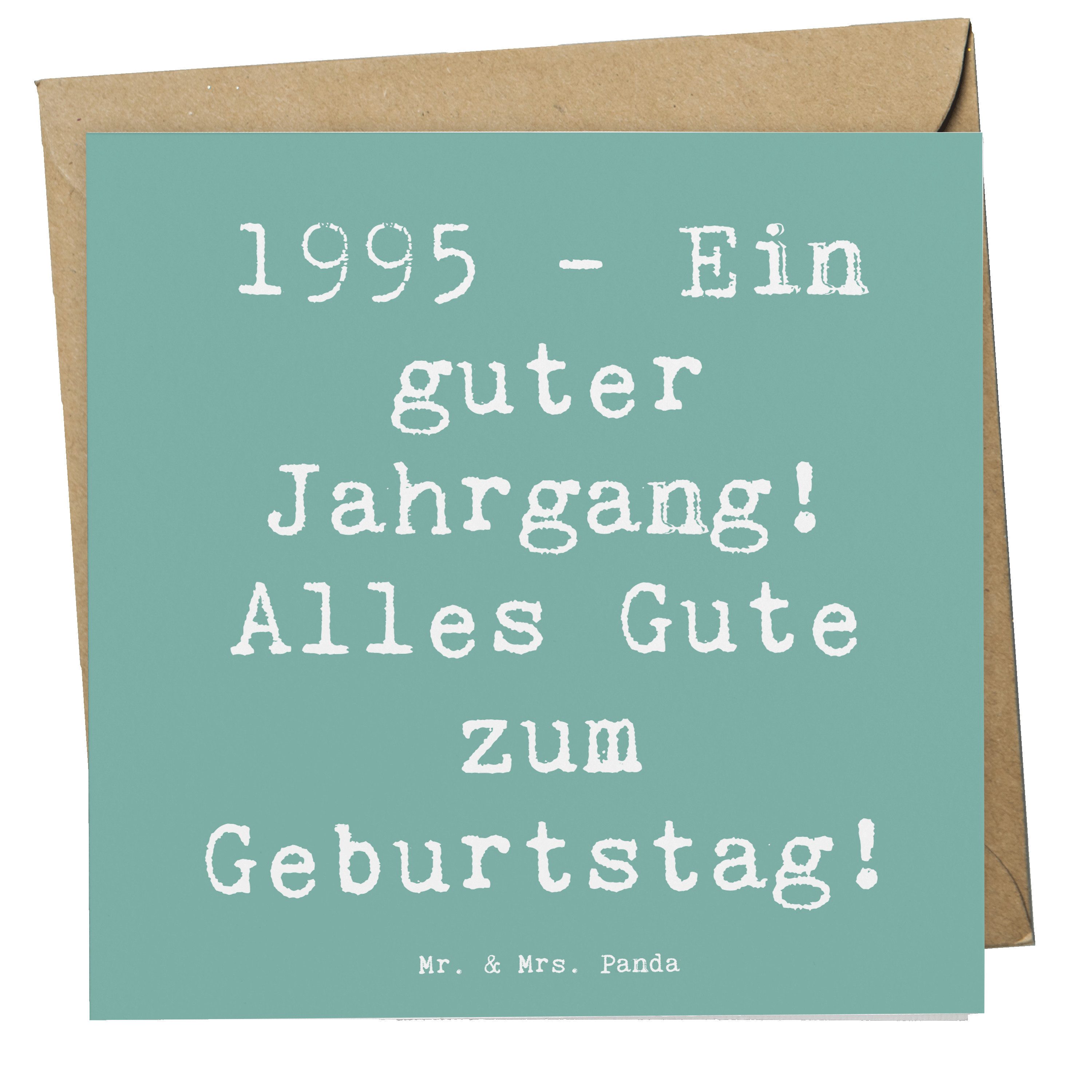 Grußkarte 1995 Geburtstag - Meeresbrise - Geschenk, 1995 Geburtstagswünsche, Al