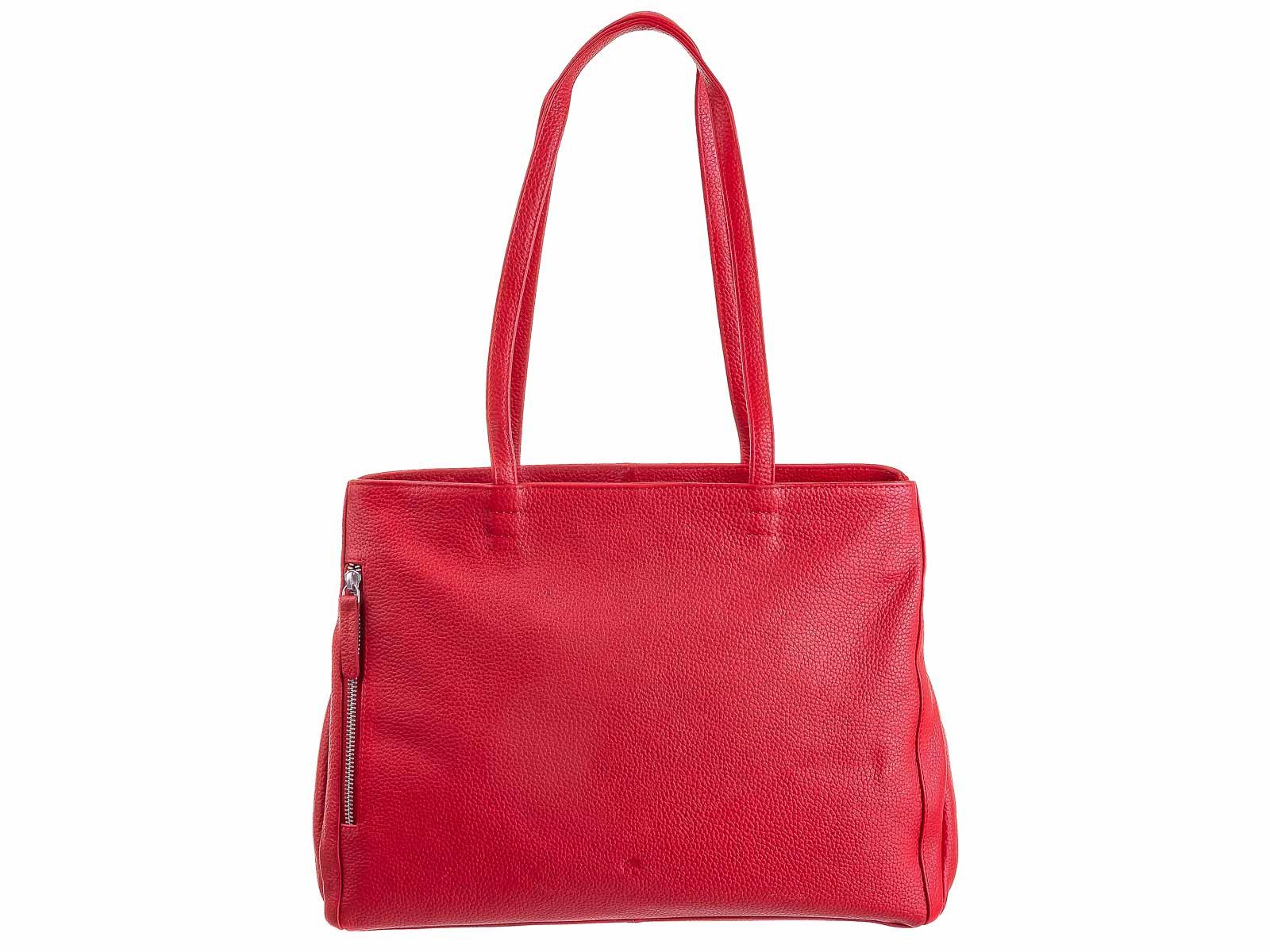 Prato Shopper LM K06 Asif Rindleder geprägt Shopper (ein Stück, 1-tlg., ca. B/H/T 36/28/12 cm), Modern