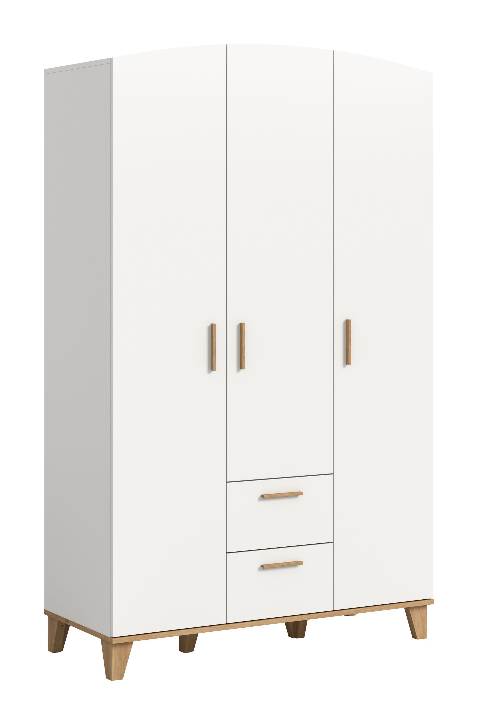 xonox.home Kleiderschrank in weiß B/H/T: 122x198x51 cm