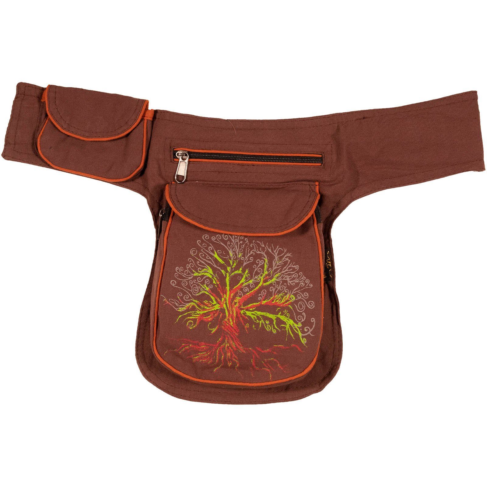 Kunst Und Magie Bauchtasche Mandala-Print - Baumwolle Gürteltasche Mit Verstellbarem Gurt, 28x18x4cm