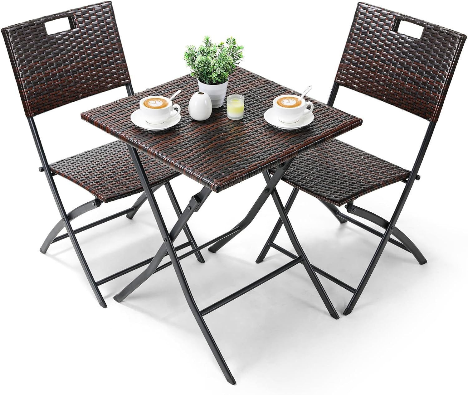 TLGREEN Balkonset Gartentisch- und Stuhlset, Gartenmöbel günstig online kaufen