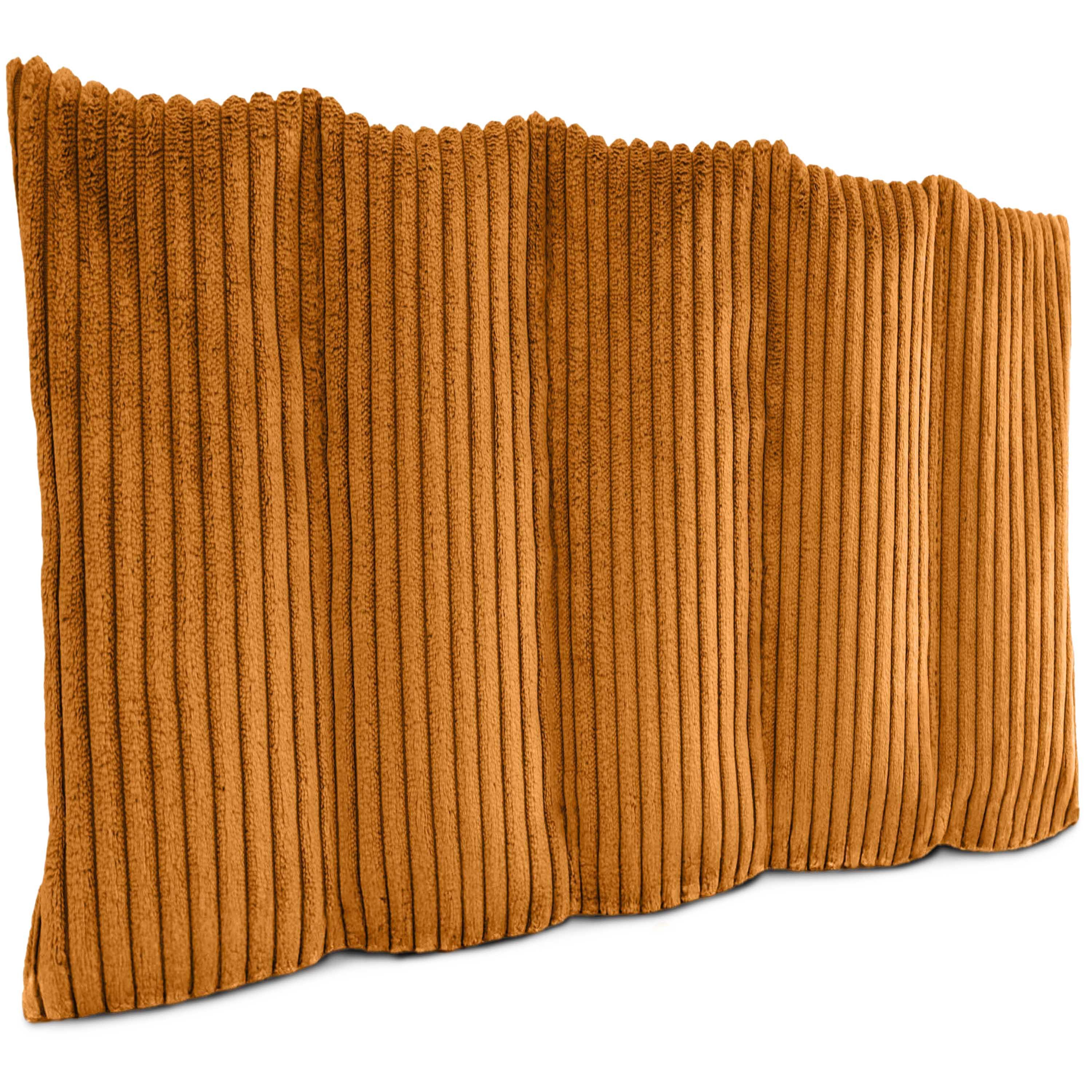 Amilian Kirschkernkissen 55x20 cm - Körnerkissen 100 % Kirschkernen - Wärmekissen Kältekissen, ideal für Rücken, Nacken, Schulter, Bauch, Kirschkernkissen für Mikrowelle, Körnerkissen