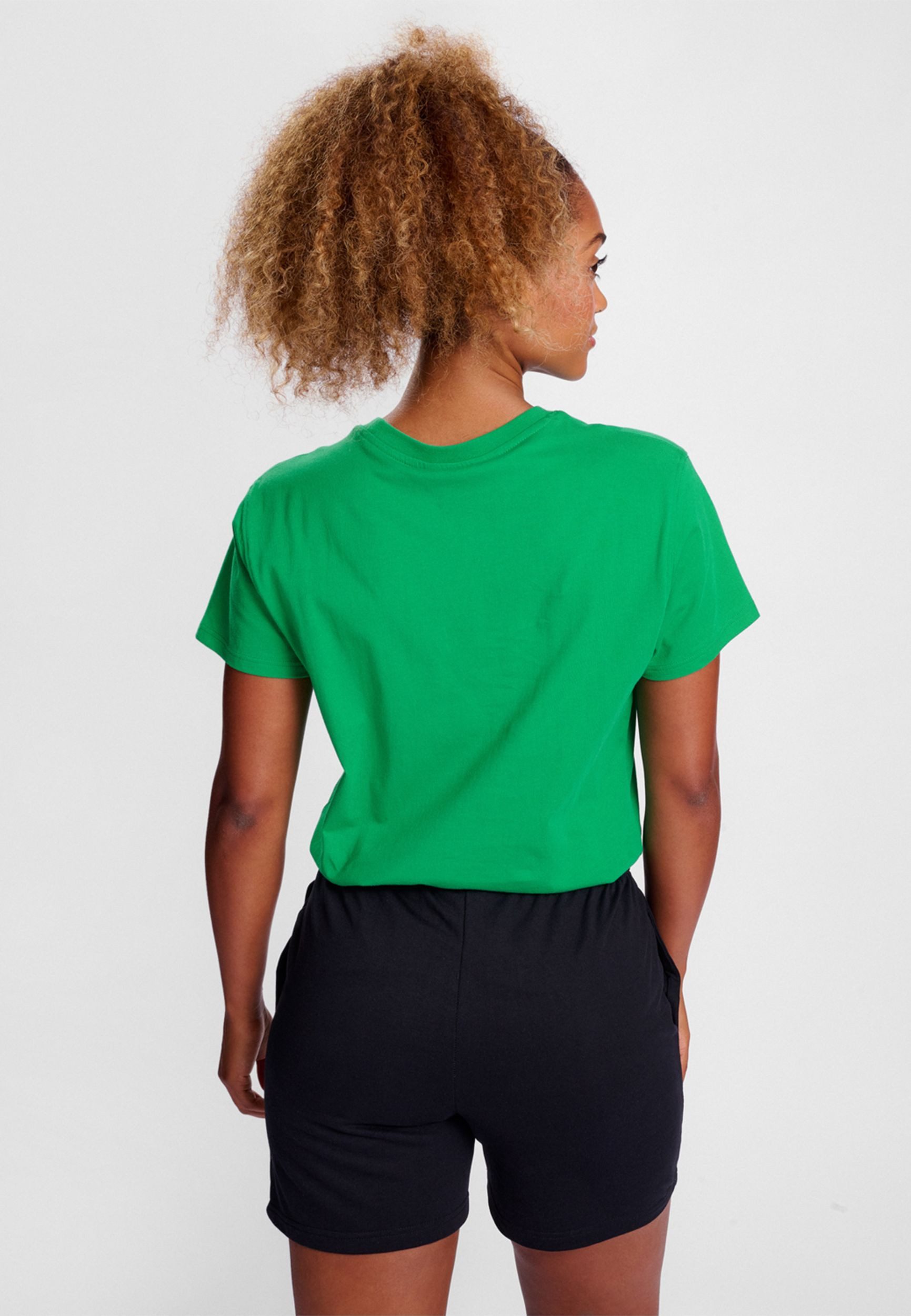 hummel T-Shirt Rundhalsausschnitt gesticktes Logo Regular fit hmlGO 2.0 T-SHIRT S/S WOMAN