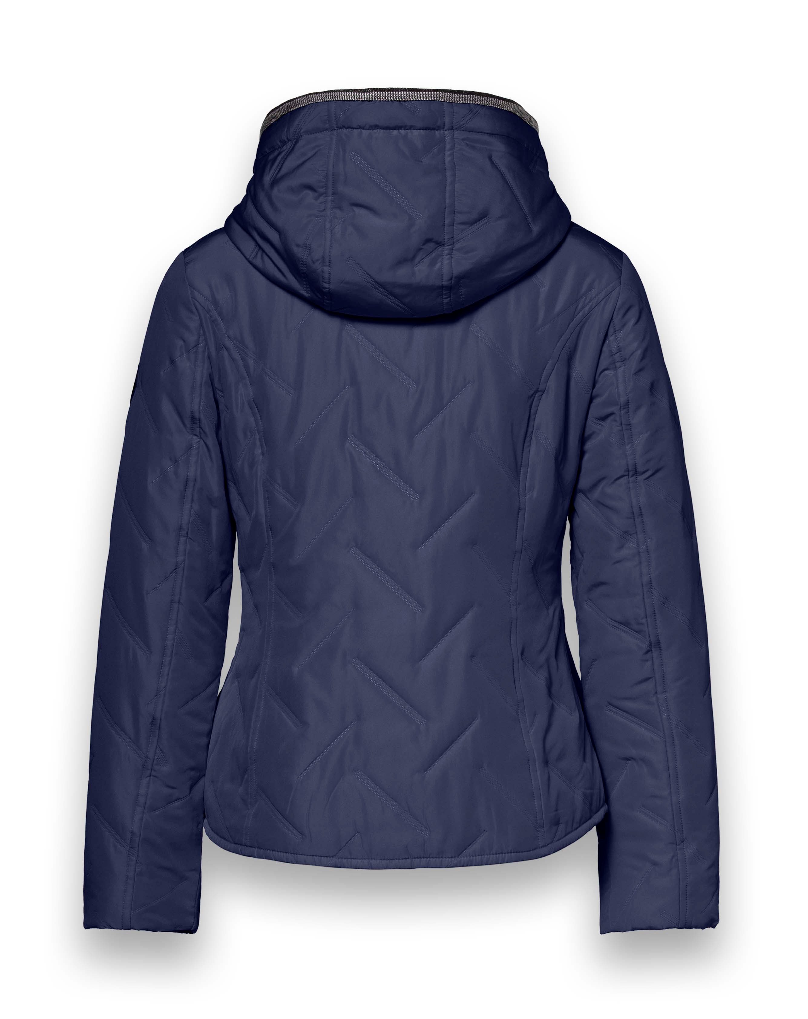 District Funktionsjacke Übergangsjacke Bluebell (mit Kapuze, wasserabweisend) dunkelblau Damen