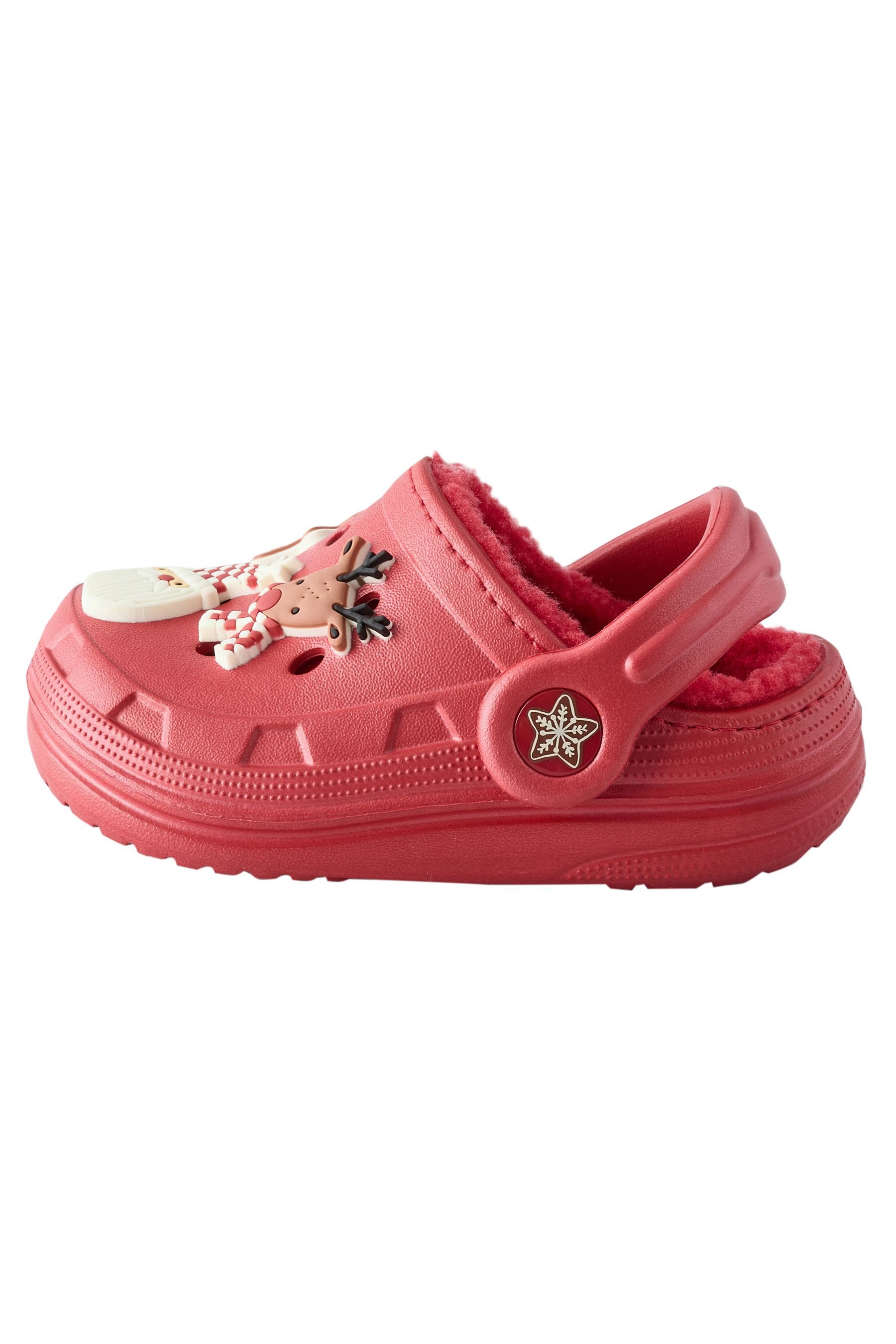 Next Warm gefütterte Домашняя обувь-Clogs, Weihnachten Hausschuh (1-tlg)