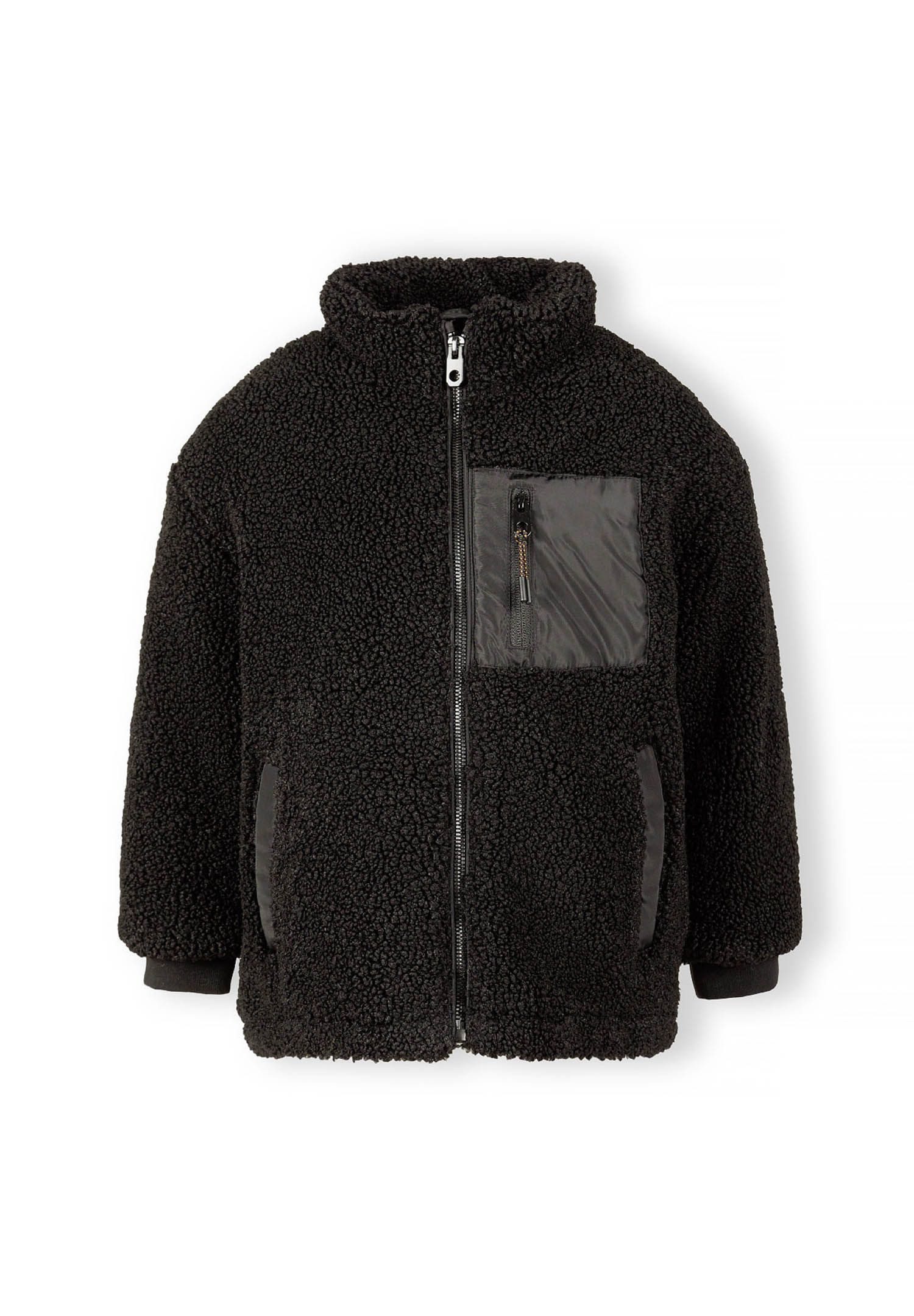 MINOTI Fleecejacke Gefutterte Borg-Jacke mit Brusttasche günstig online kaufen