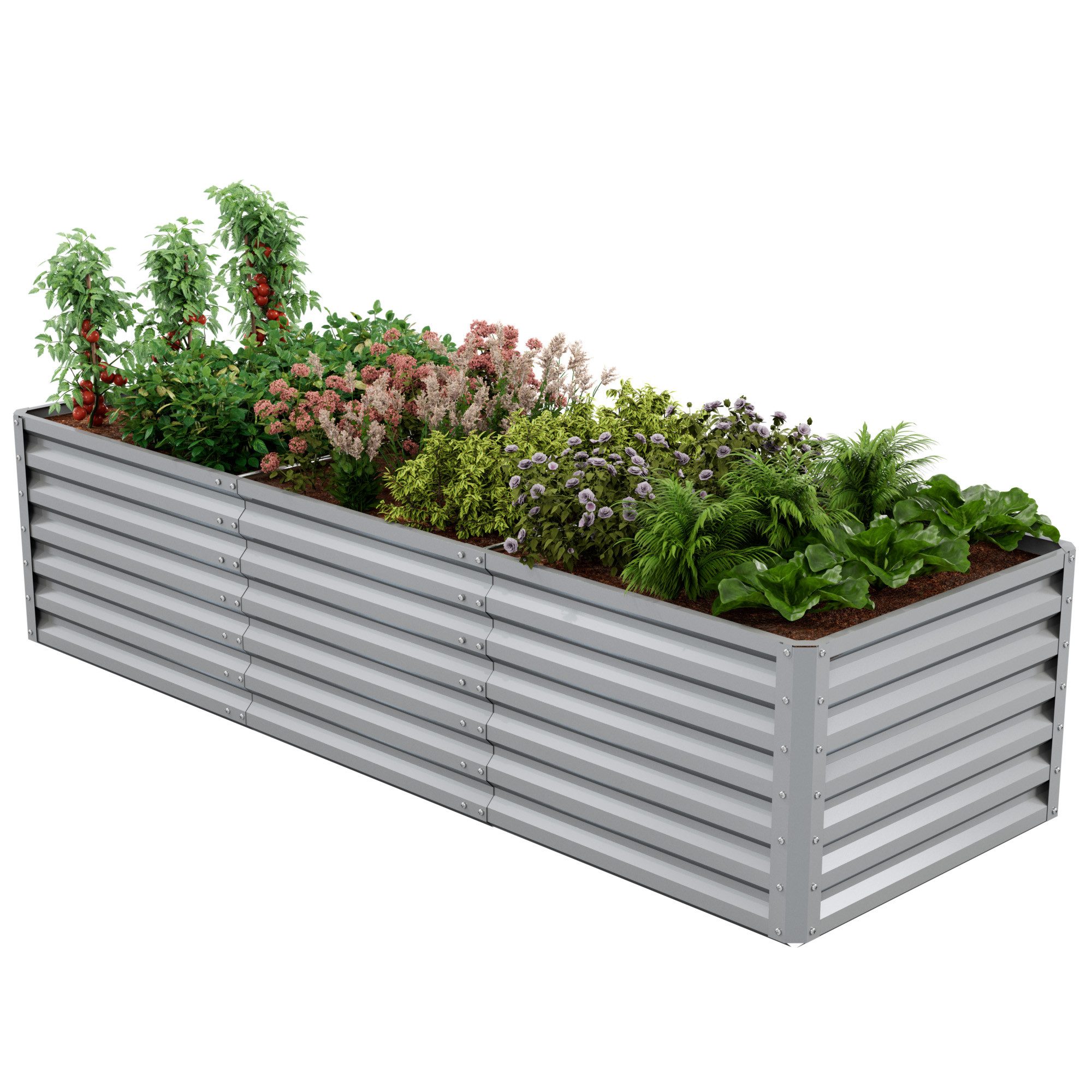 UDPATIO Hochbeet Hochbeet Metall, Pflanzkasten Hochbeete, günstig online kaufen