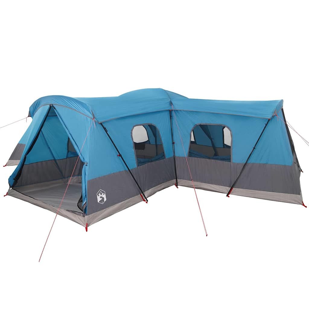 vidaXL Gruppenzelt Zelt für 16 Personen mit Dach Blau 680 x 510 x 210 cm, (1 tlg)