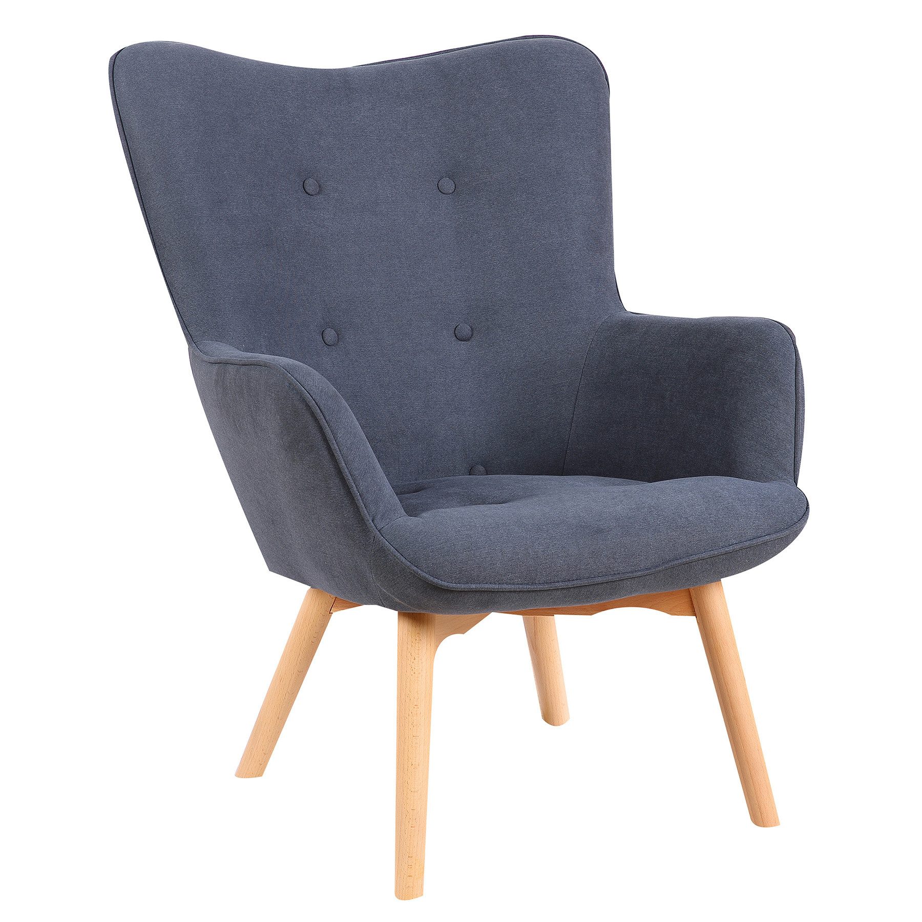 riess-ambiente Sessel SCANDINAVIA grau / natur günstig online kaufen