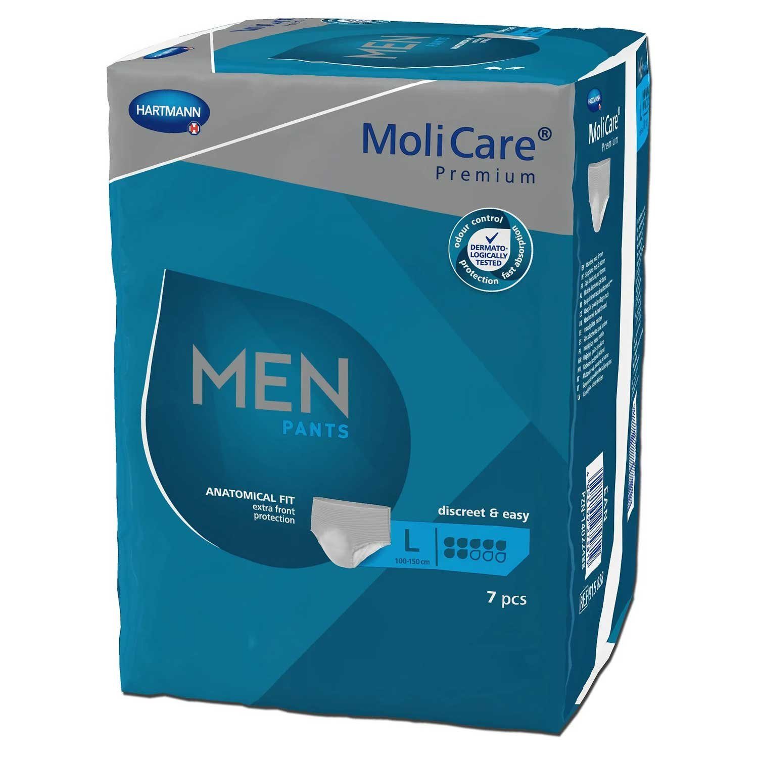 Inkontinenz-Pants MoliCare® Premium Men Pants 5 Tropfen - L 4 x 7 Stück