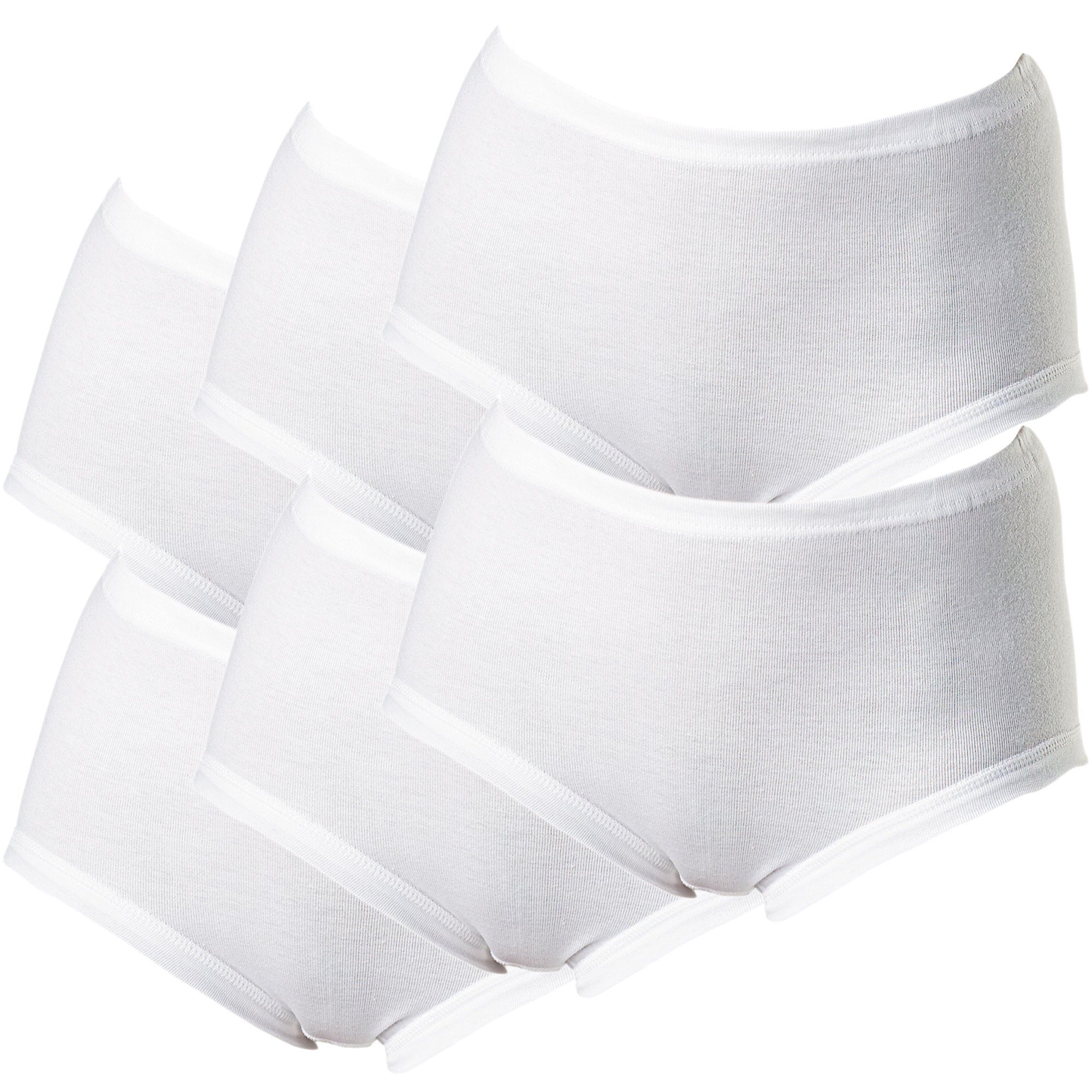 Slip Damen-Taillenslip im 6er-Pack