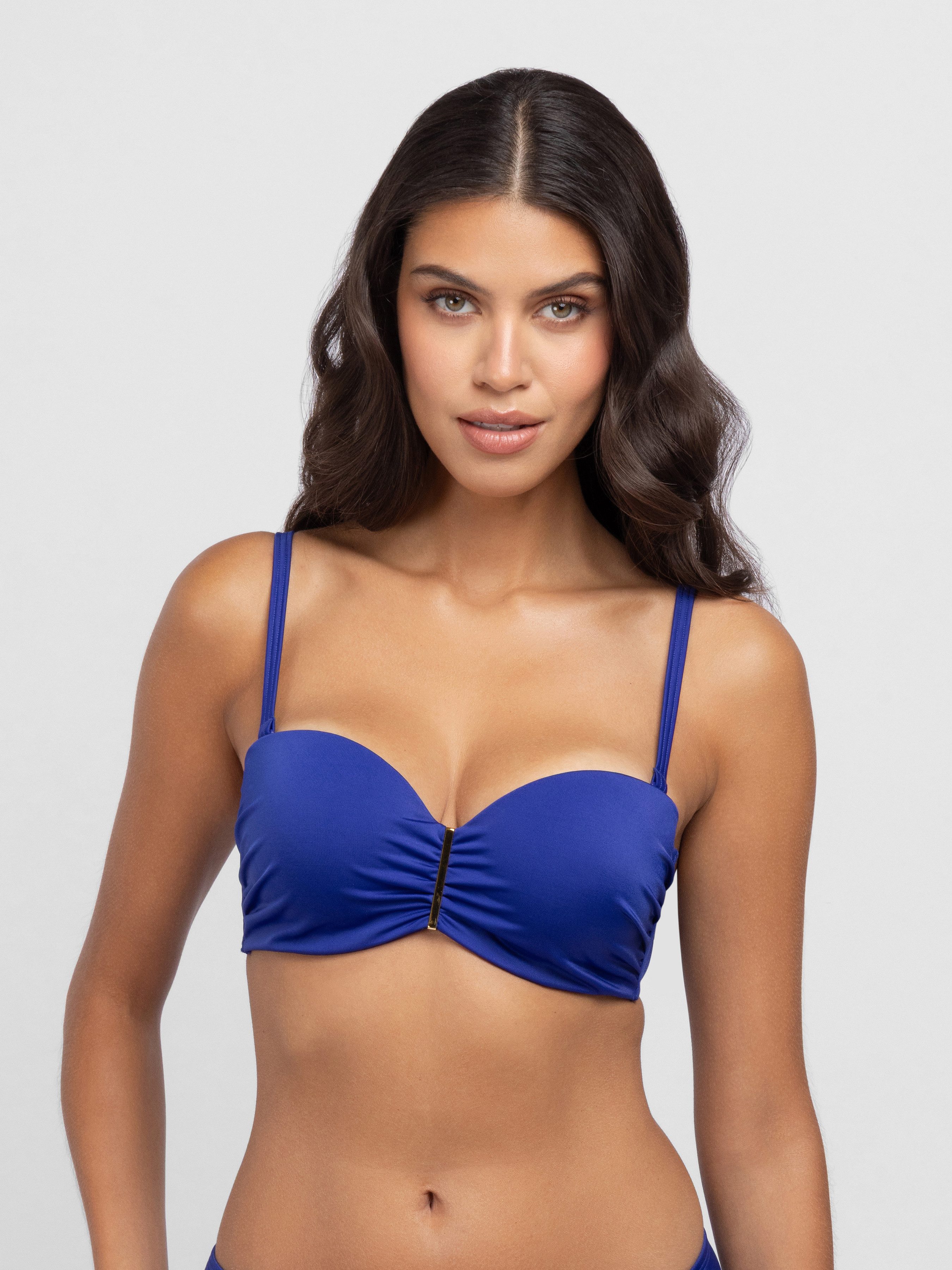 Dorina Bügel-Bandeau-Bikini-Top Togo Mago, mit abnehmbaren Trägern