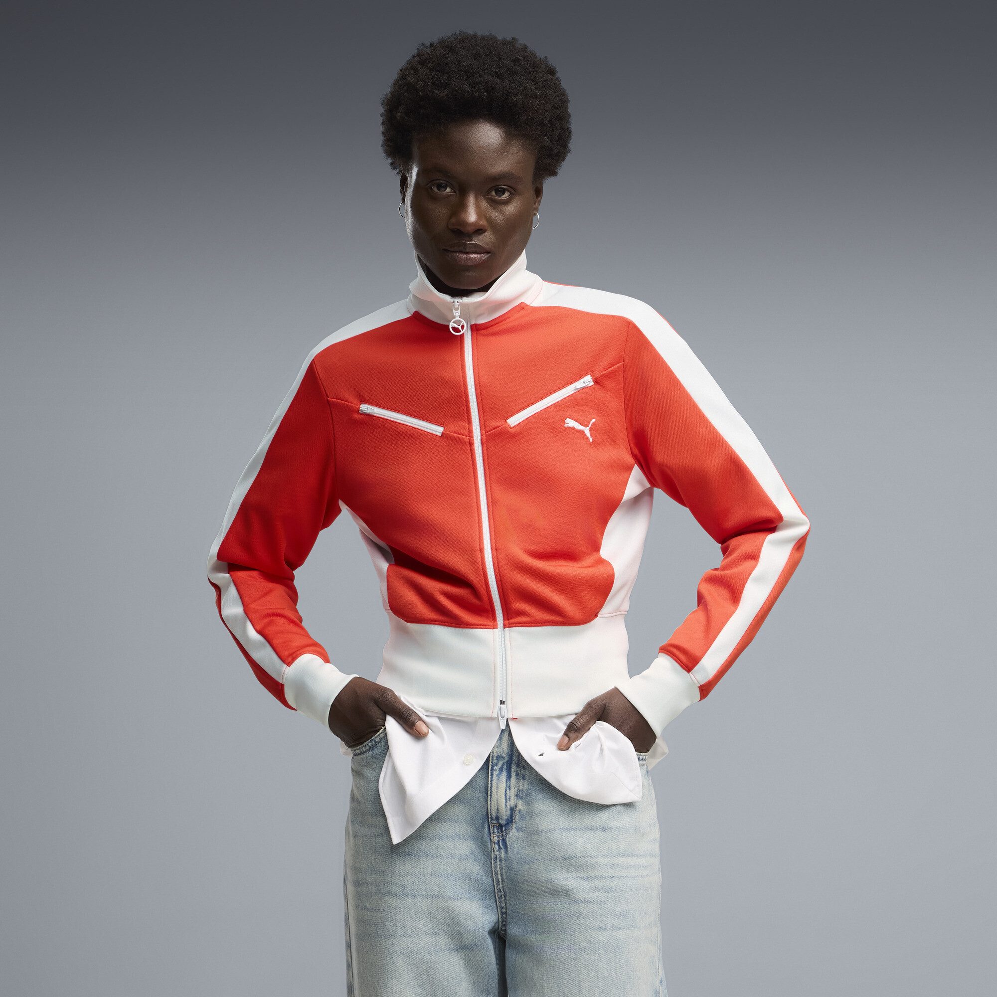 PUMA Trainingsjacke T7 Retro Trainingsjacke Damen