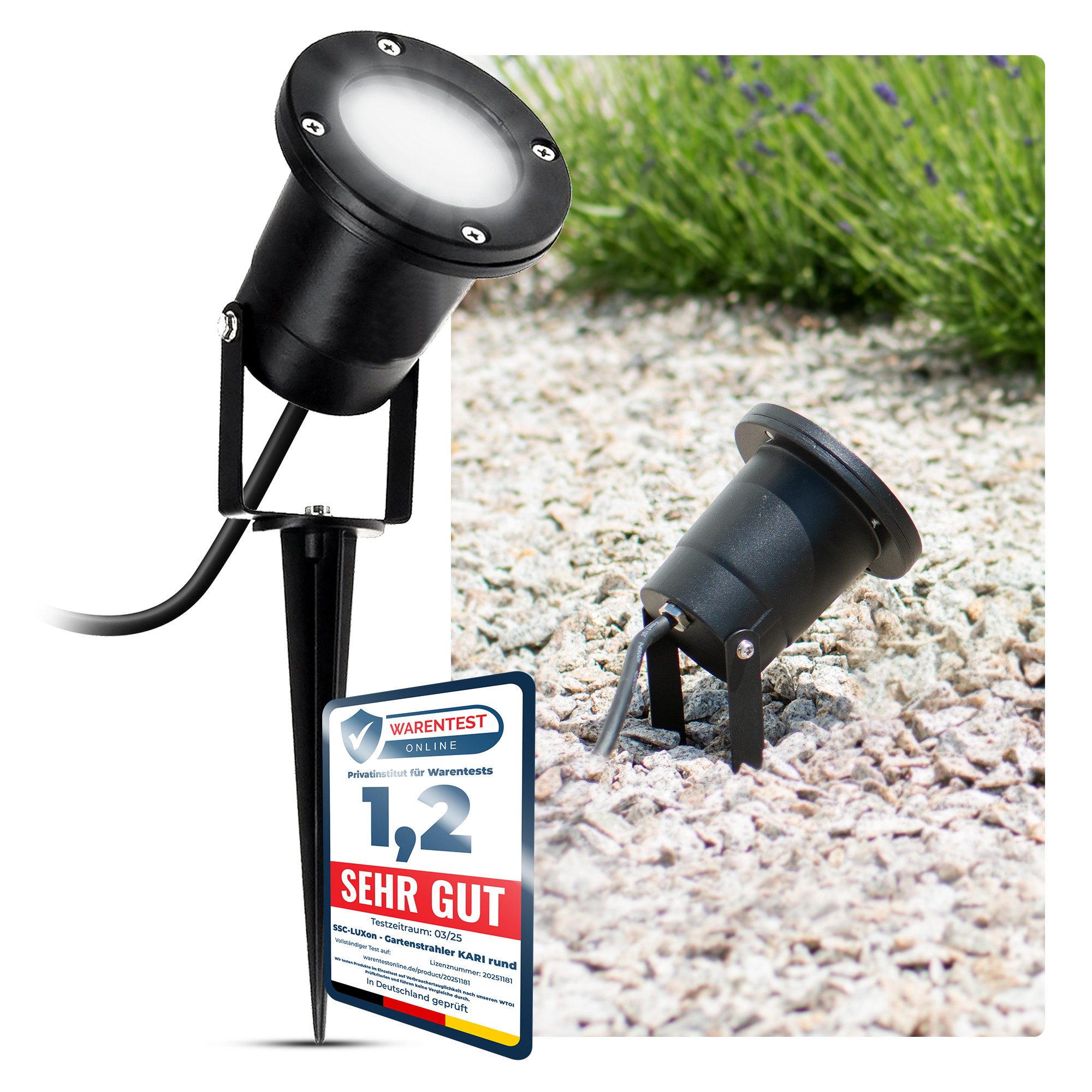 SSC-LUXon LED Gartenstrahler LED Gartenstrahler KARI günstig online kaufen
