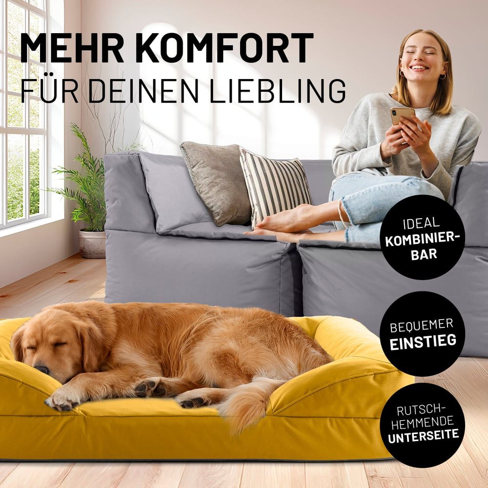 Lumaland Hundebett LUMALAND Komfort-Hundebett aus der LUMALAND Outdoor-Kollektion, LUMALAND Komfort-Hundebett aus der LUMALAND Outdoor-Kollektion