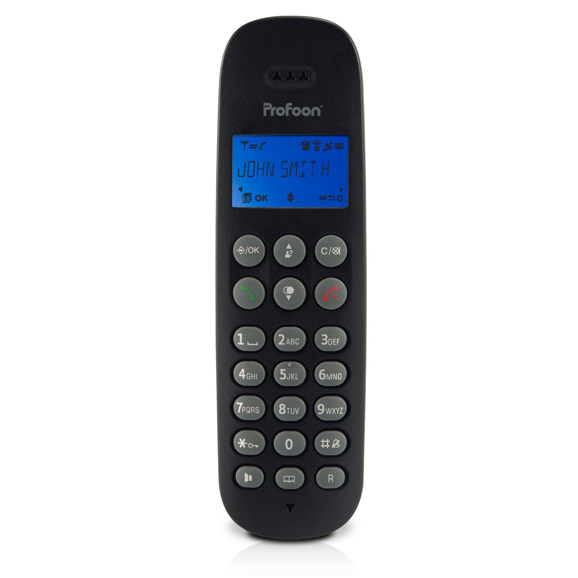 Profoon PDX-300 - DECT-Telefon DECT-Telefon mit Schwarz Mobilteil 1 Schnurloses