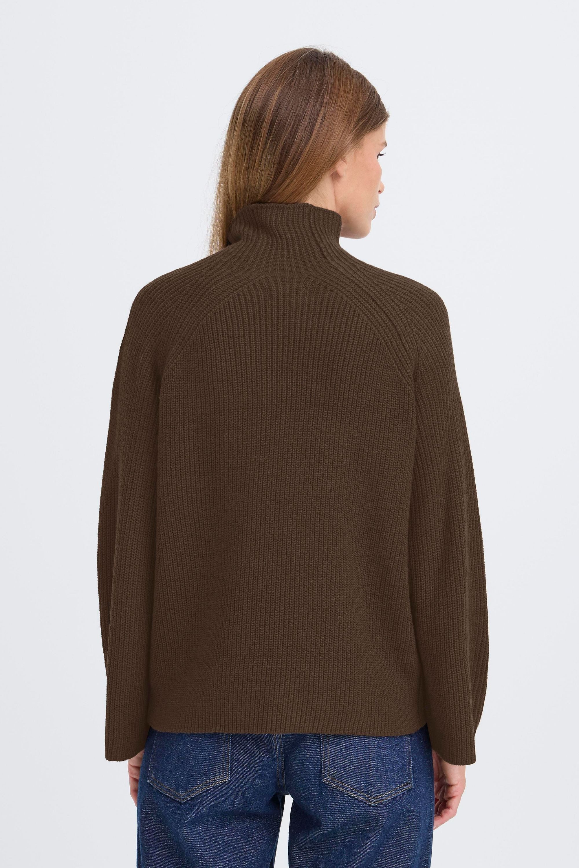 OXMO Strickpullover OXNelly Modischer Rollkragenpullover