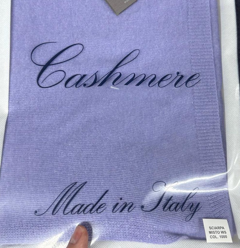 BZNA Wollschal BZNA Strickschal mit 10% Kashmir, kuschelig und warm Umhängeschal