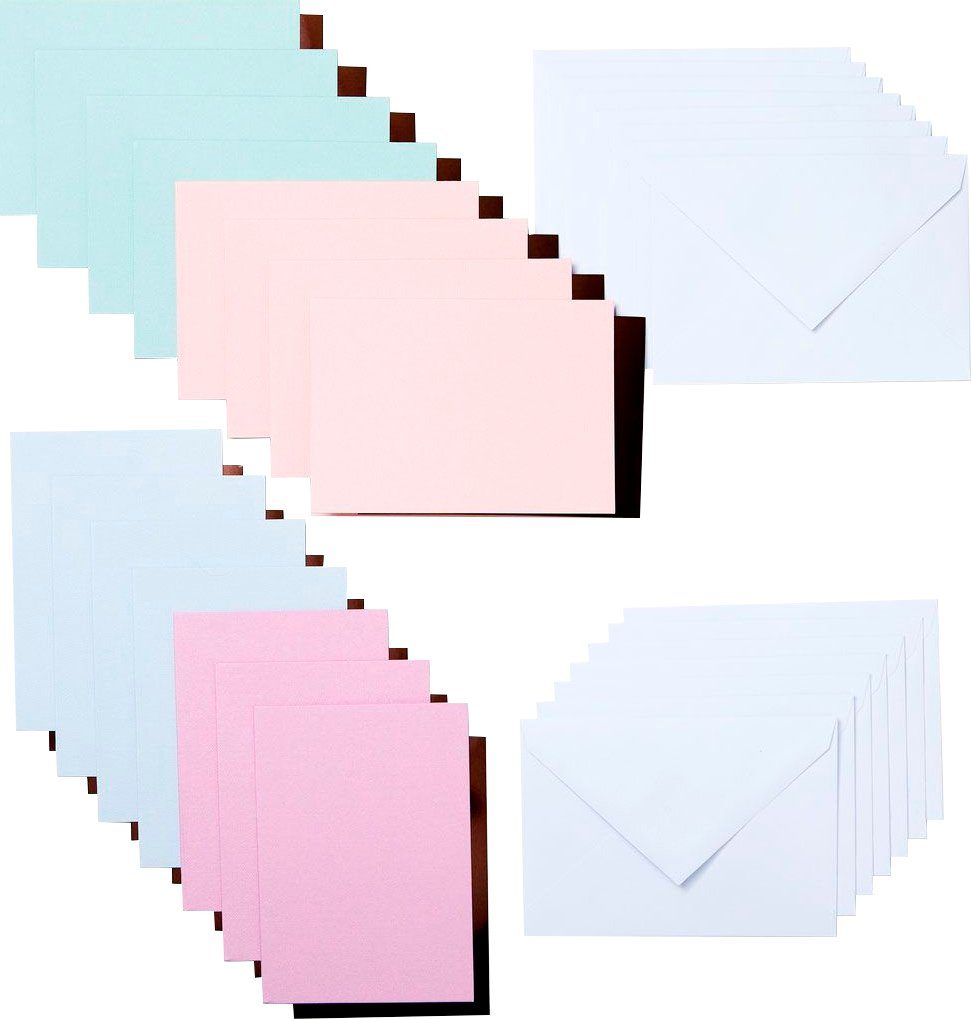Cricut Kraftpapier Joy Doppelkarten Mit Einleger & Umschlägen, Insert Cards, 8,89 cm x 12,45 cm