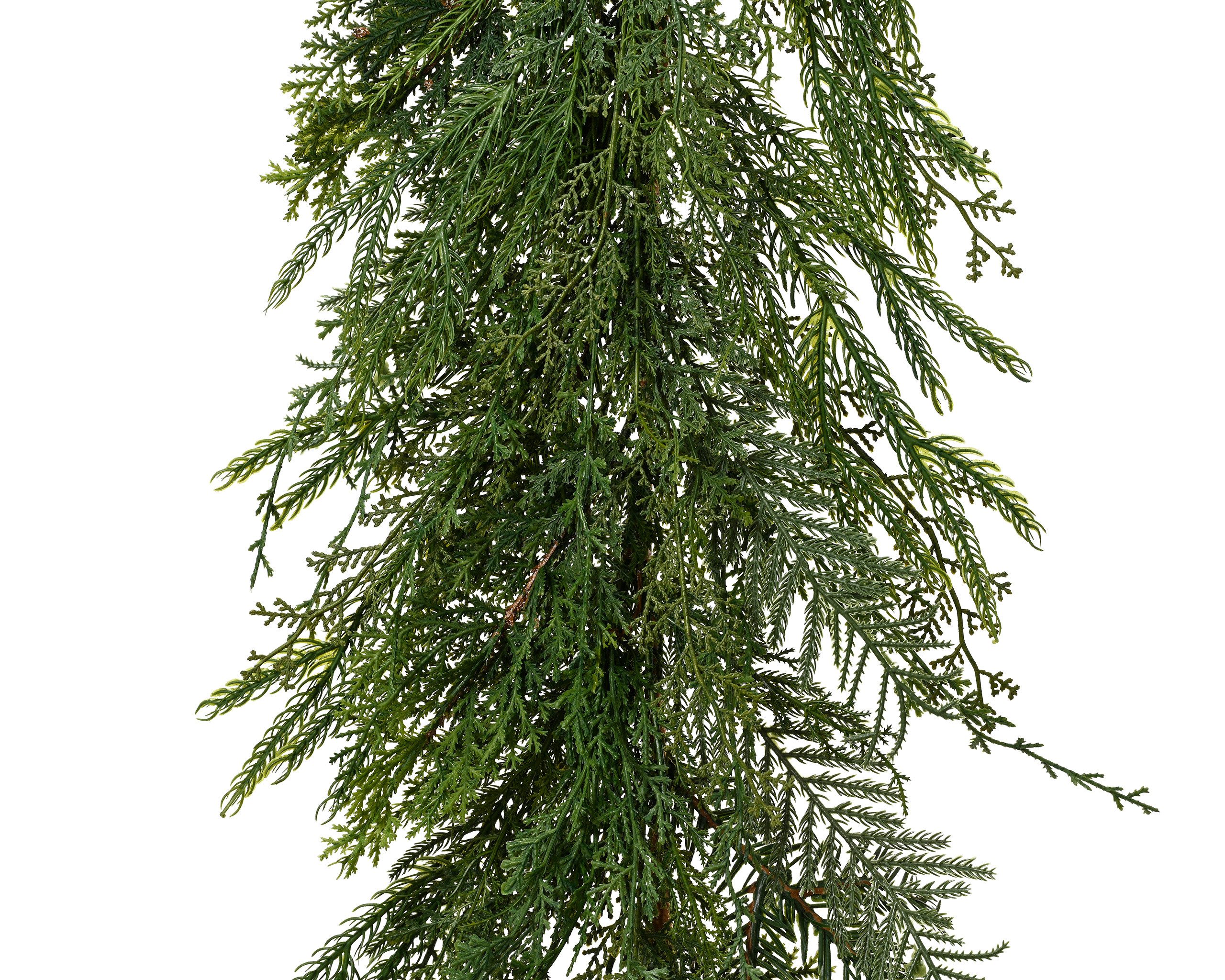 Kunstgirlande, Kaemingk, Zypressen & Zedern Girlande künstlich Spritzguss 1 günstig online kaufen