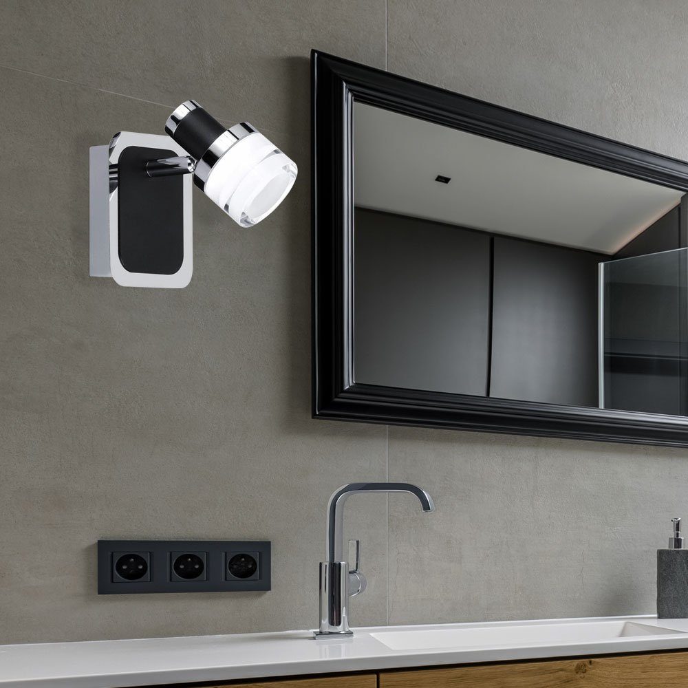 WOFI LED Wandleuchte, Warmweiß, Wandstrahler schwarz Wandlampe Wohnzimmer S günstig online kaufen