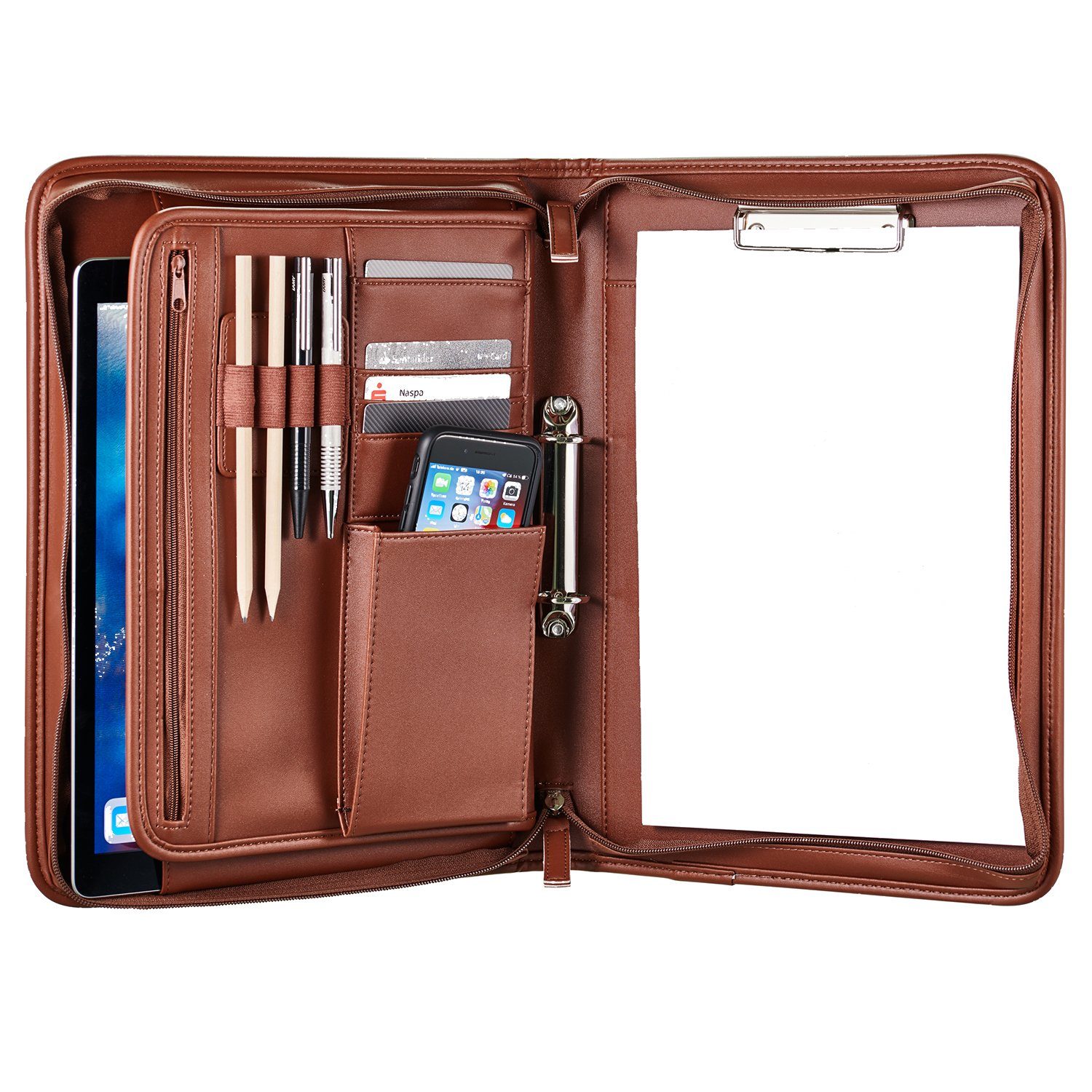 ONVAYA Konferenzmappe Dokumentenmappe A4, Aktenmappe, Businessmappe, Schrei günstig online kaufen