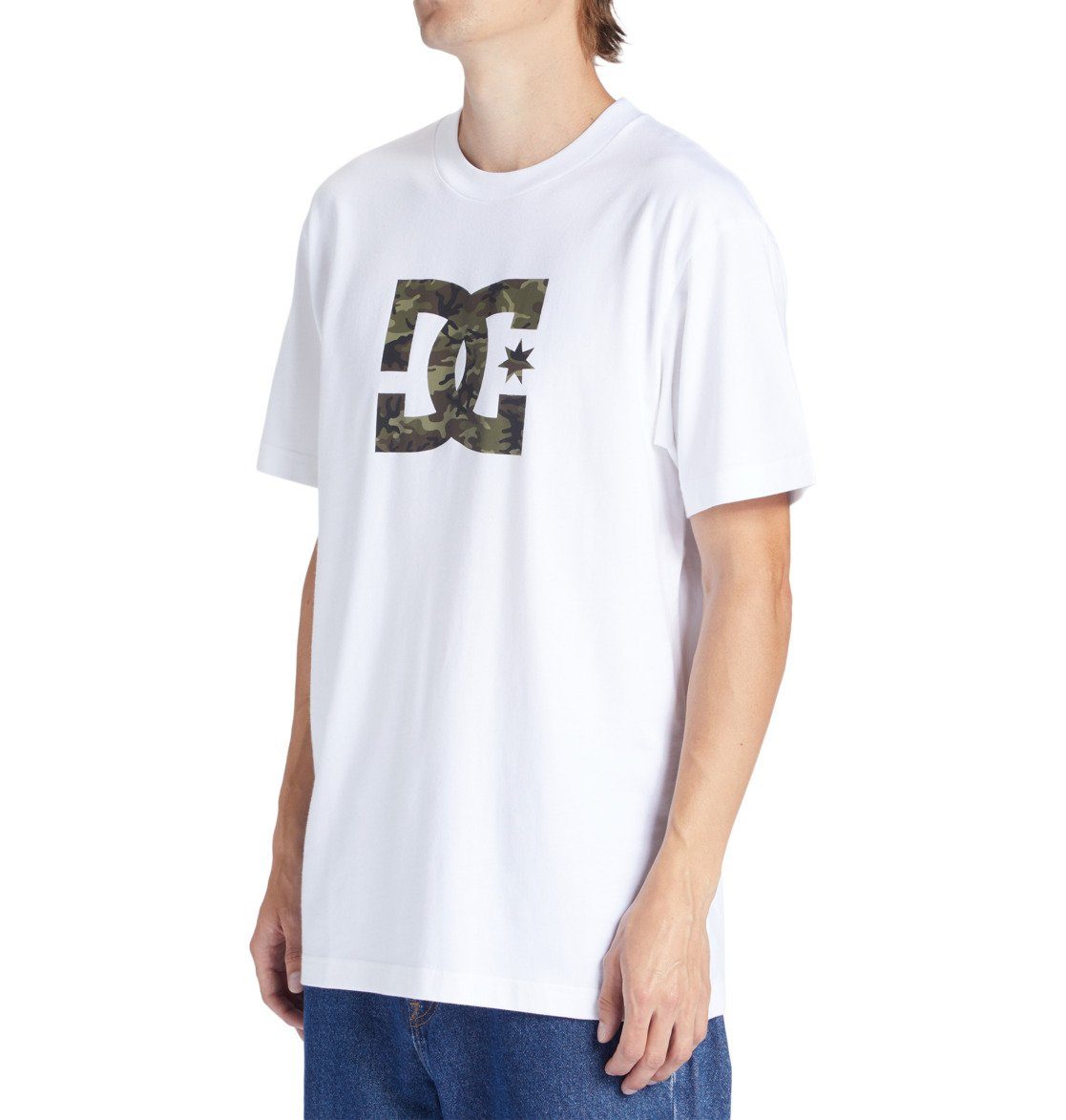 Fill DC T-Shirt Shoes White/Camo Star DC