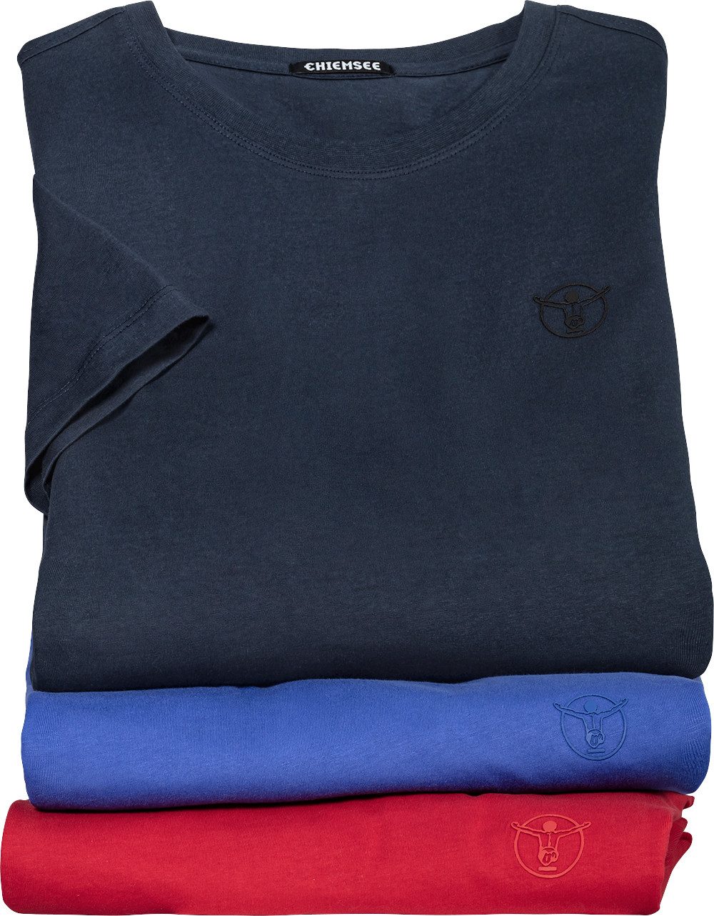 Chiemsee T-Shirt (Set, 3er-Pack) hoher Tragekomfort für Sie und Ihn