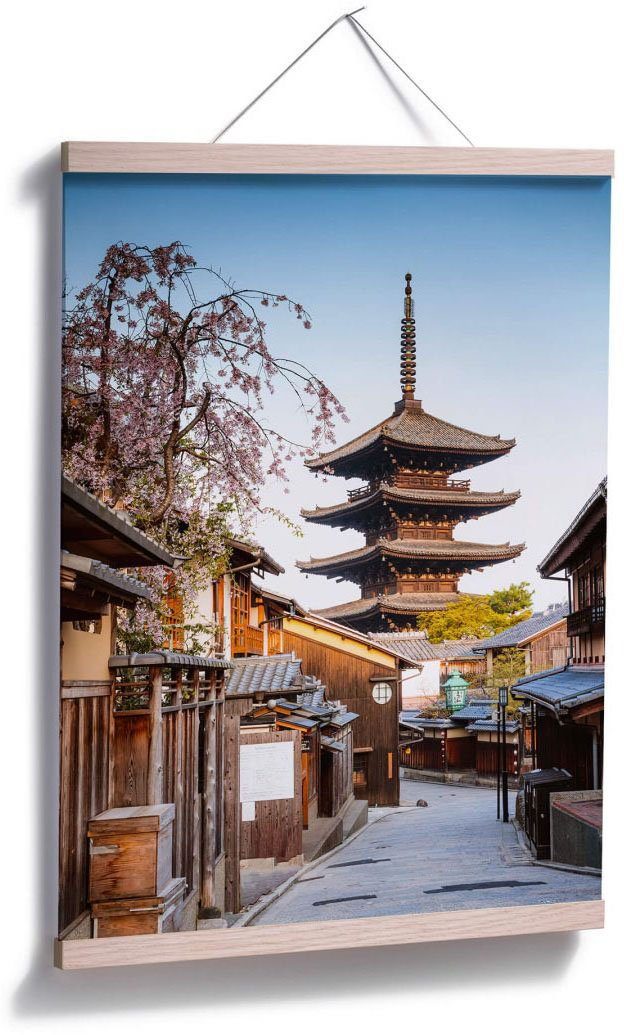 St), Wall-Art Bild, Poster Pagode Poster, Yasaka Japan, Wandposter Wandbild, (1 Japan