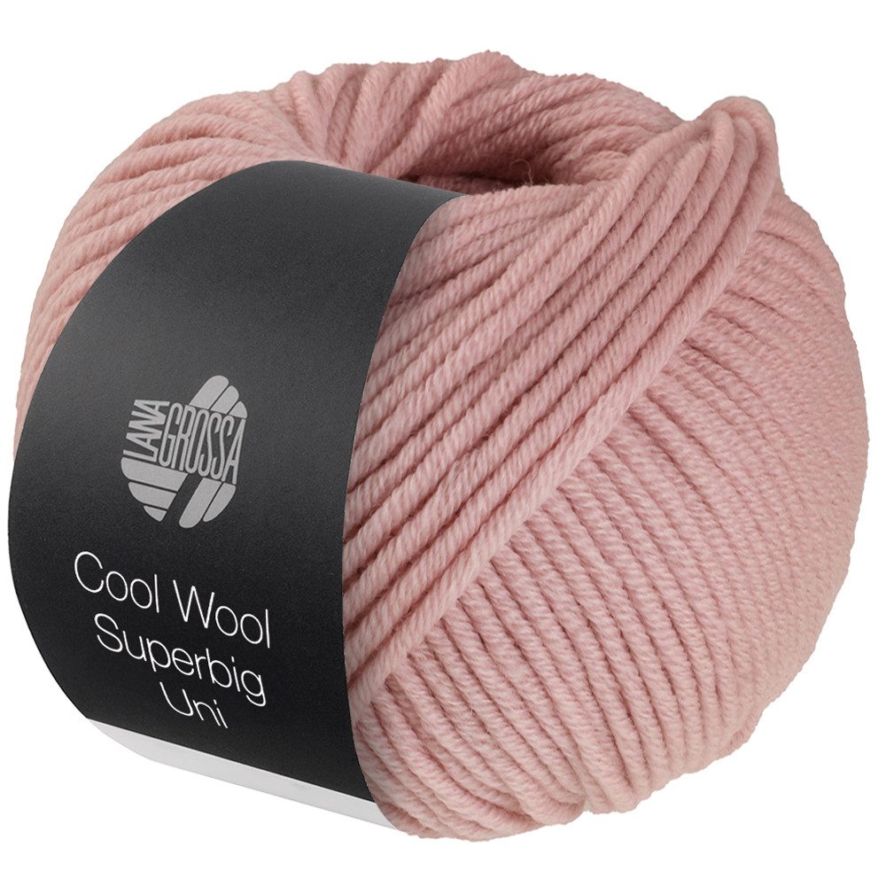 LANA GROSSA COOL WOOL SUPERBIG Uni Häkelwolle, 80 m (Voluminöse und extrafeine Merinowolle), 50 g
