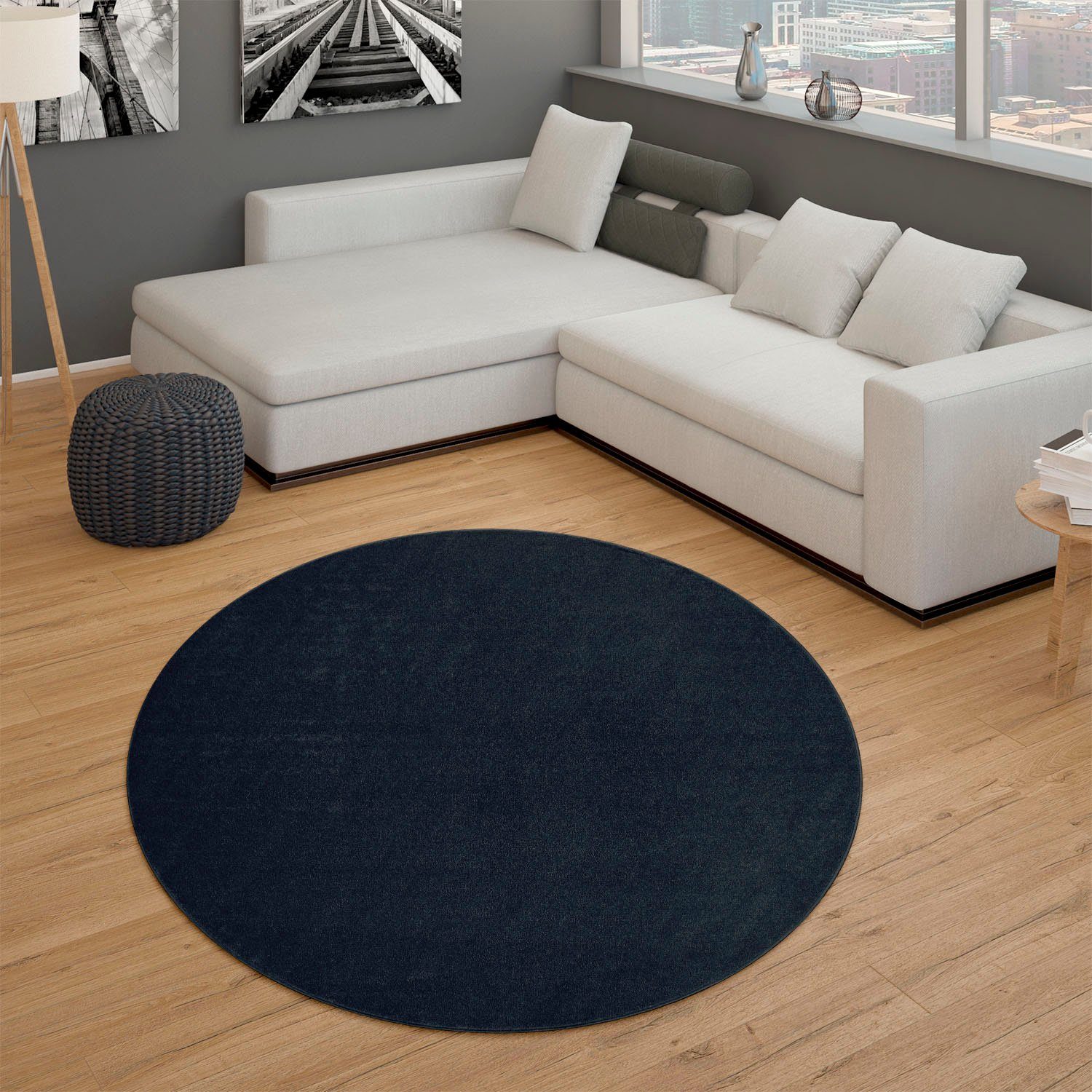 Paco Home Teppich Porto 890, rund, günstig online kaufen