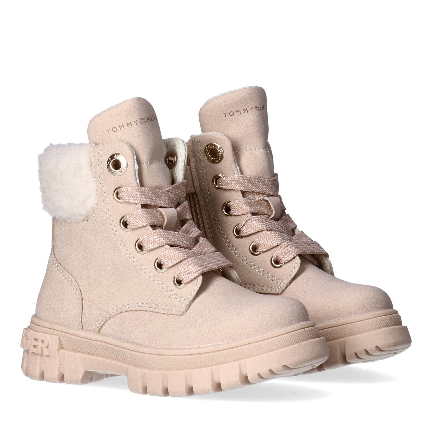 Tommy Hilfiger Schnürboots Winterboots, Schnürstiefel mit Blockabsatz