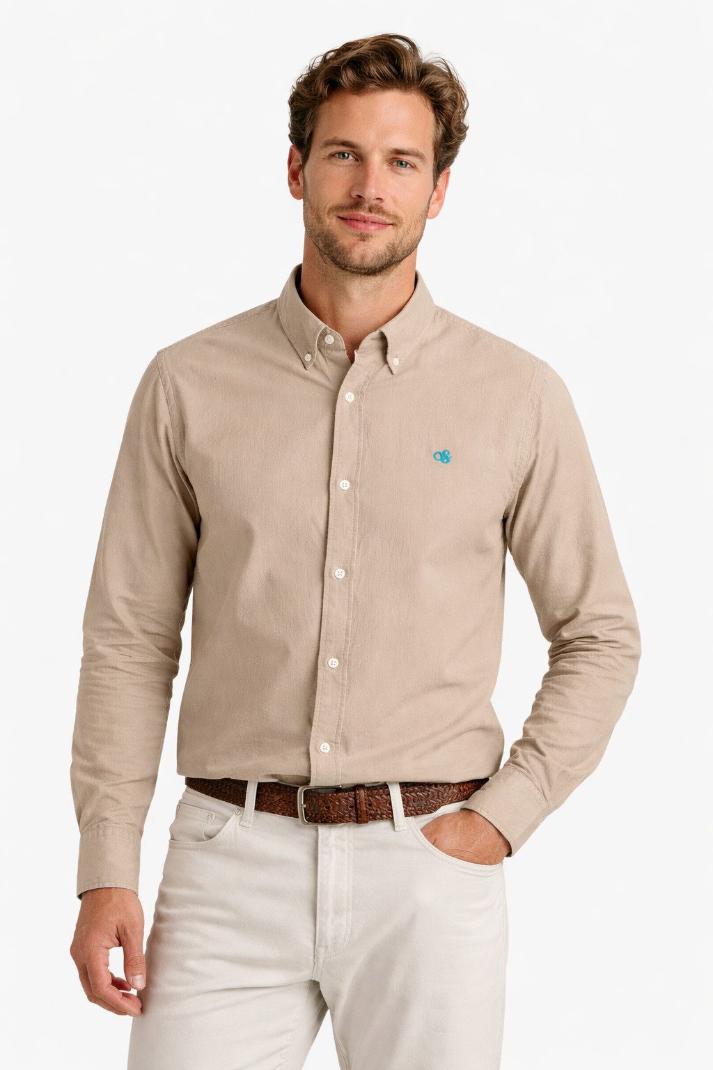 Scotch & Soda Langarmhemd Seasonal core solid oxford