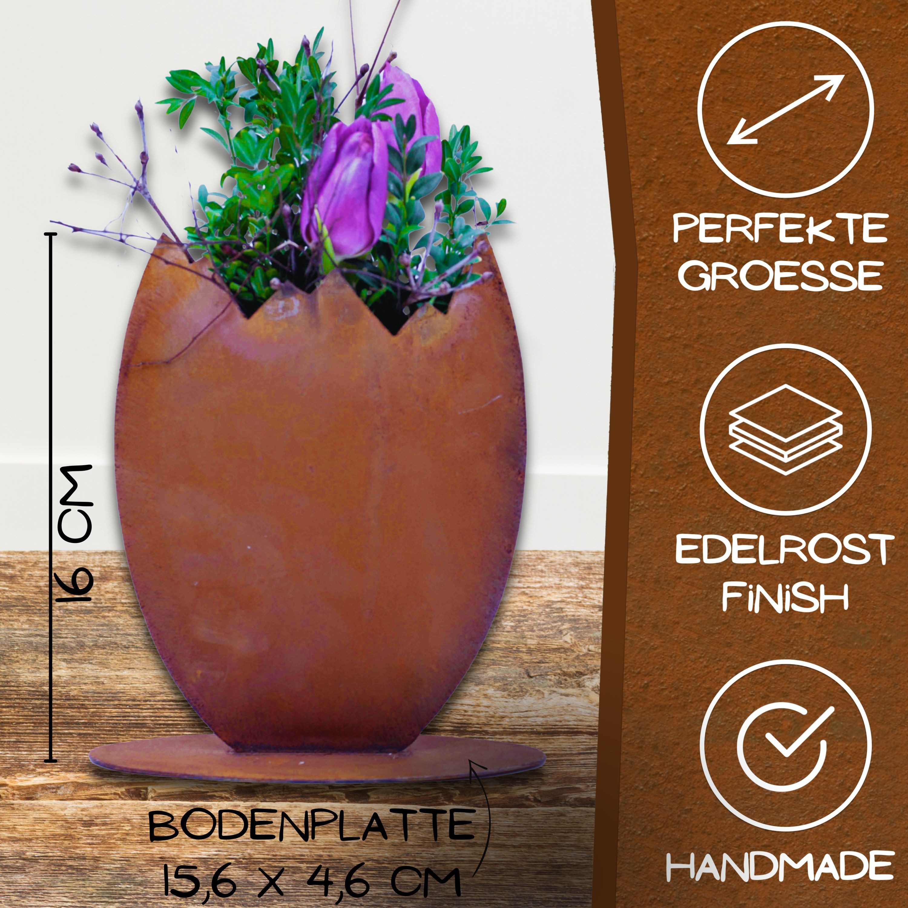 Rostikal Osterfigur Ostereier zum Bepflanzen Ostern günstig online kaufen