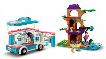 LEGO® Konstruktionsspielsteine LEGO® Friends - Tierrettungswagen, (Set, 304 St)
