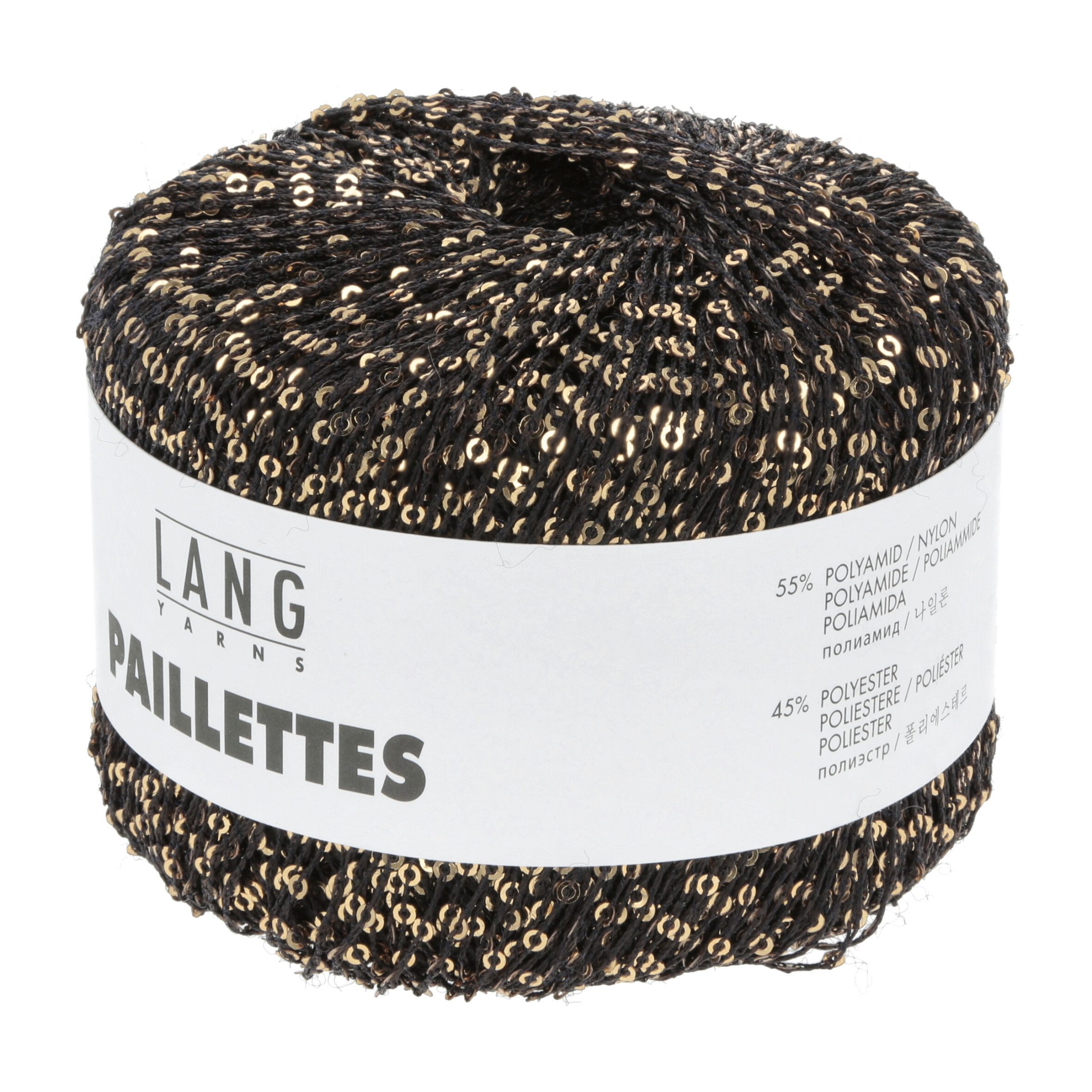 LANG YARNS Paillettes Häkelwolle, 112 m